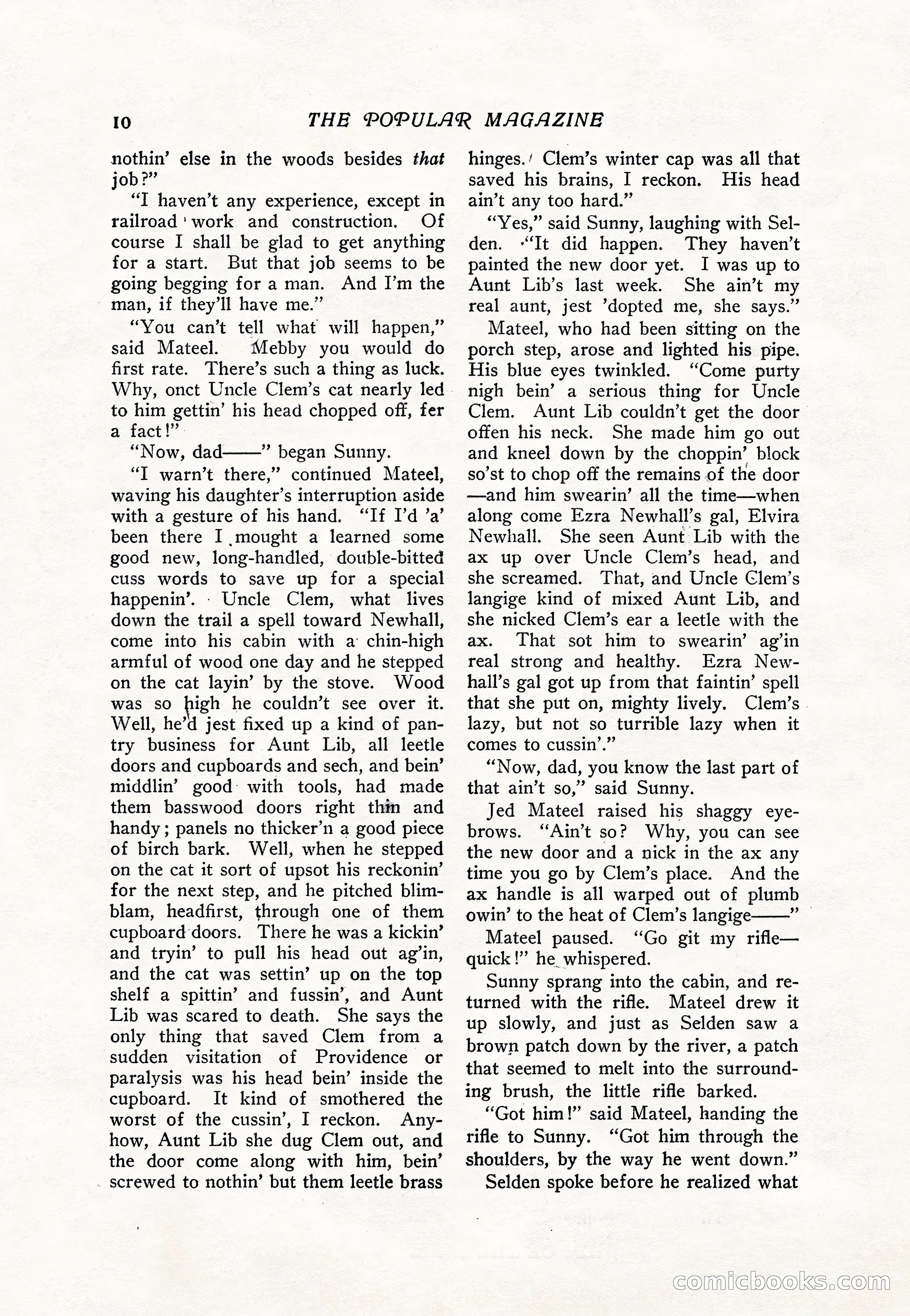 The Popular Magazine, Vol. 36, No. 4 — page 22 of 238