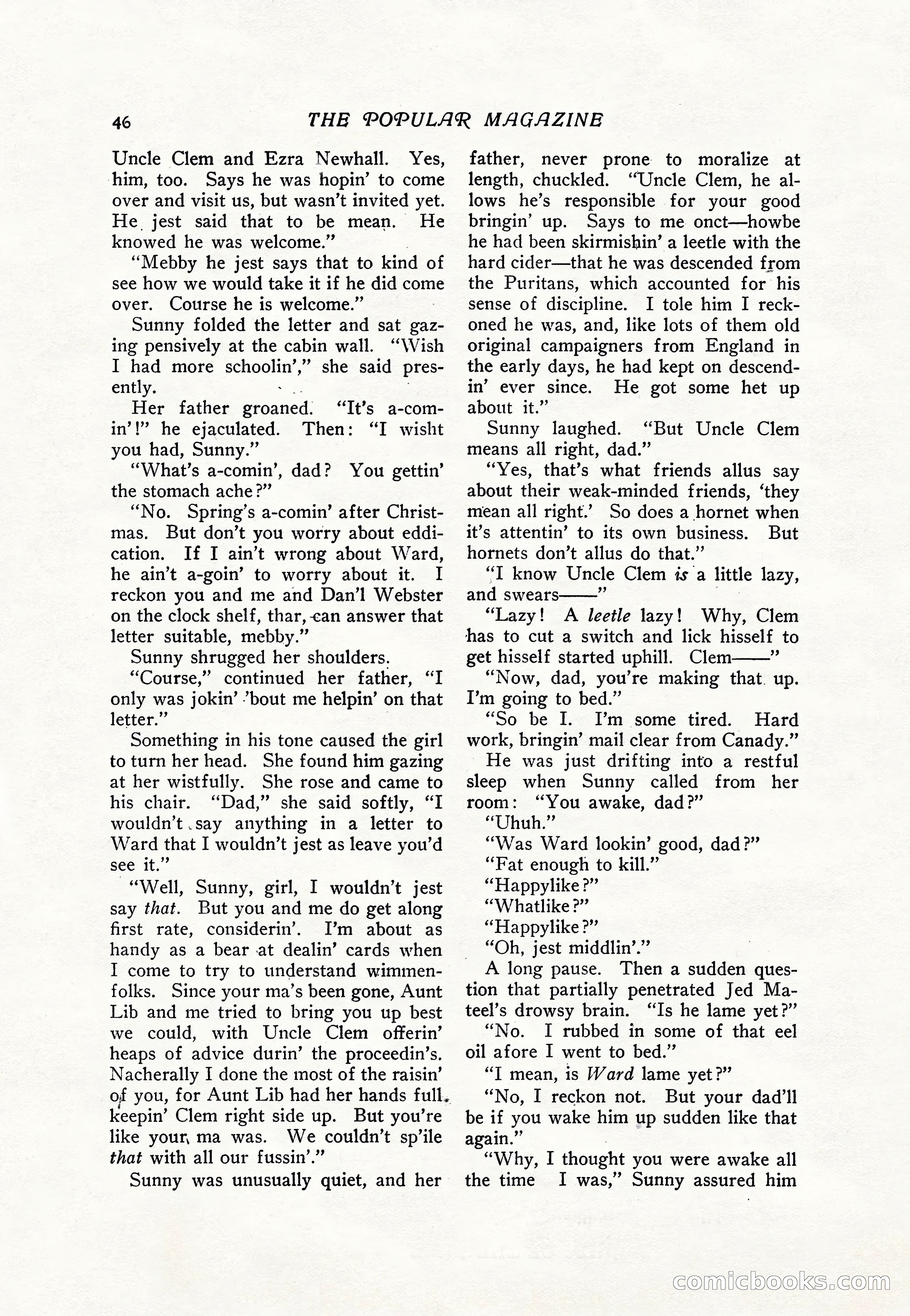 The Popular Magazine, Vol. 36, No. 4 — page 58 of 238