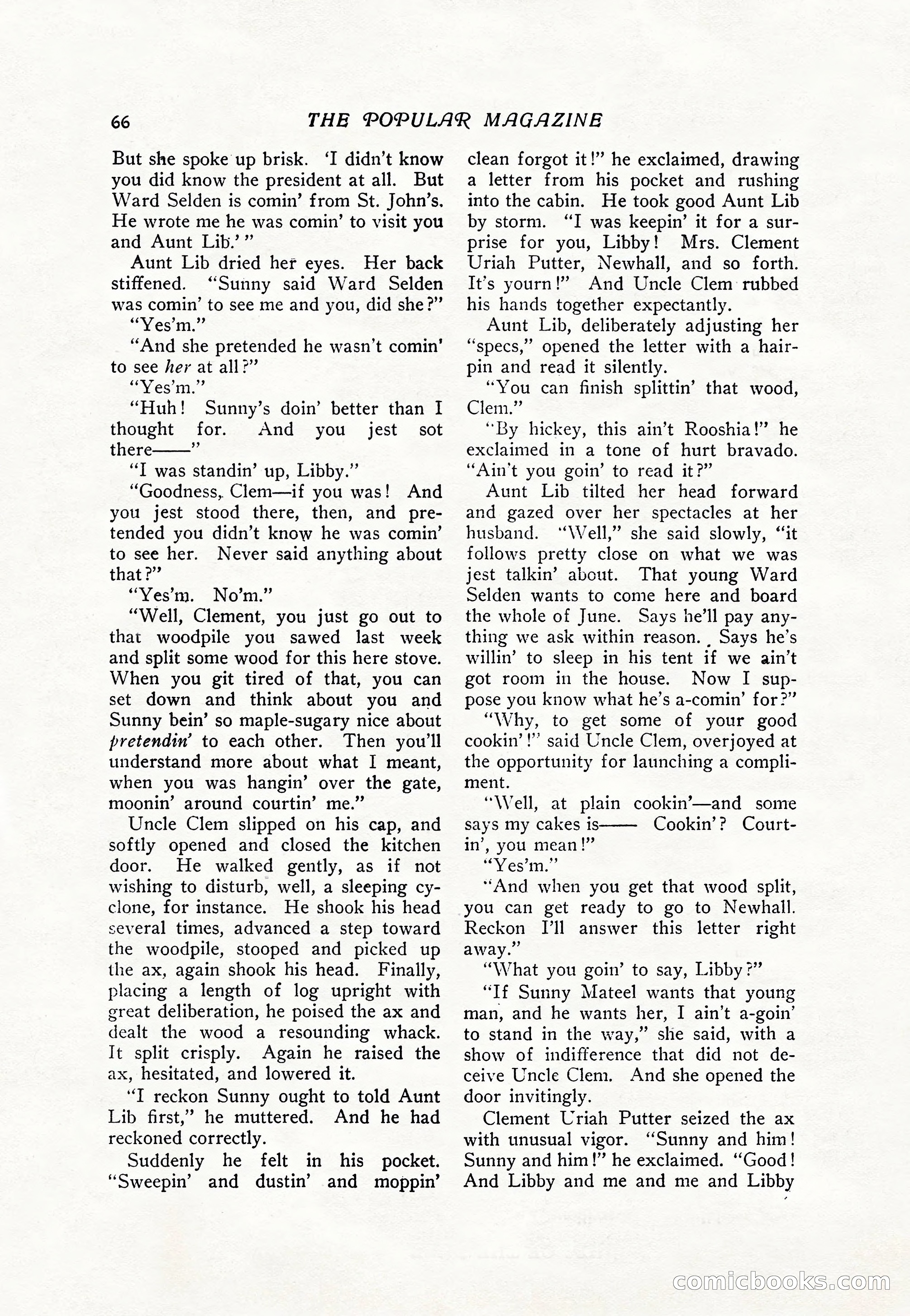 The Popular Magazine, Vol. 36, No. 4 — page 78 of 238