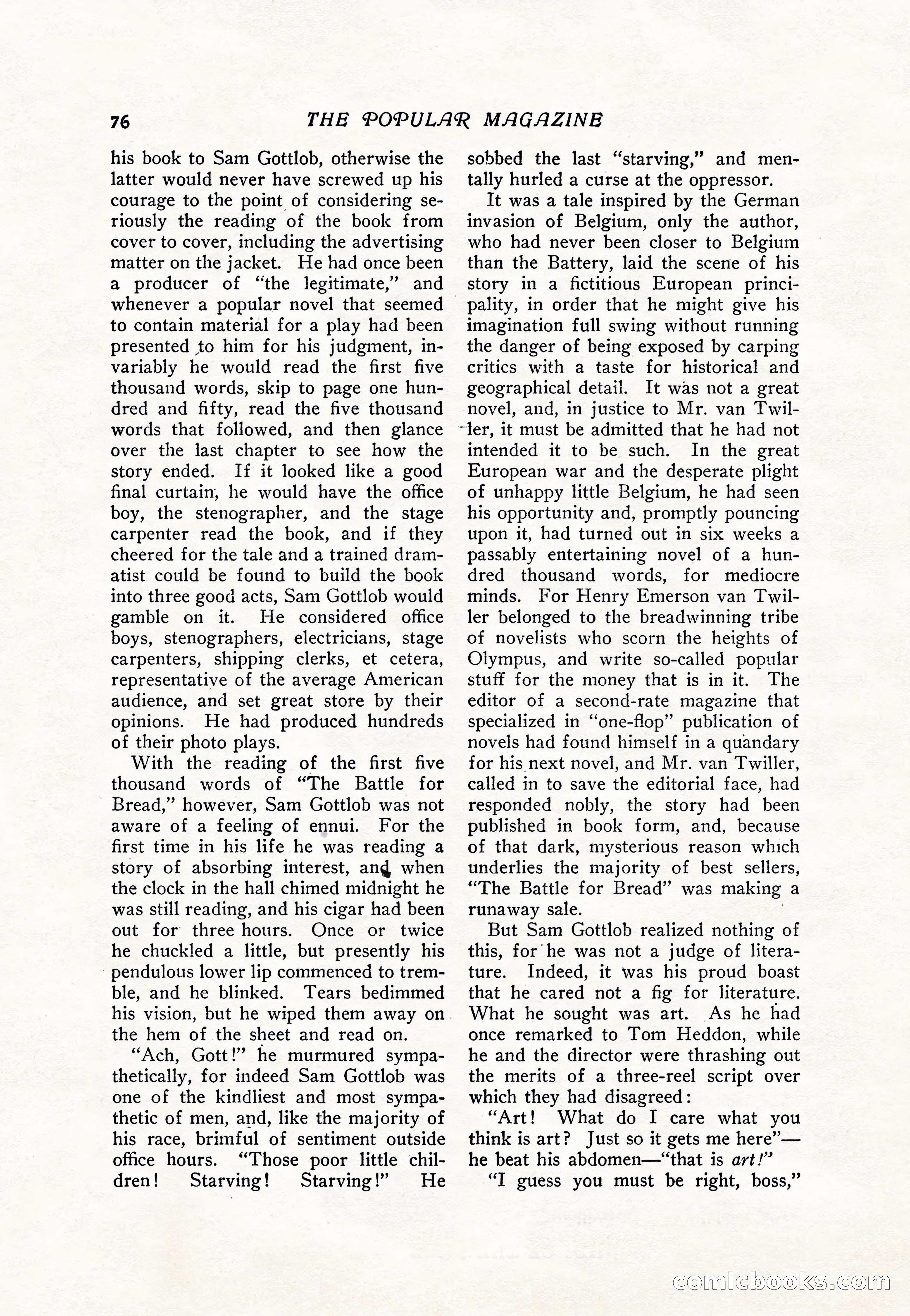 The Popular Magazine, Vol. 36, No. 4 — page 88 of 238