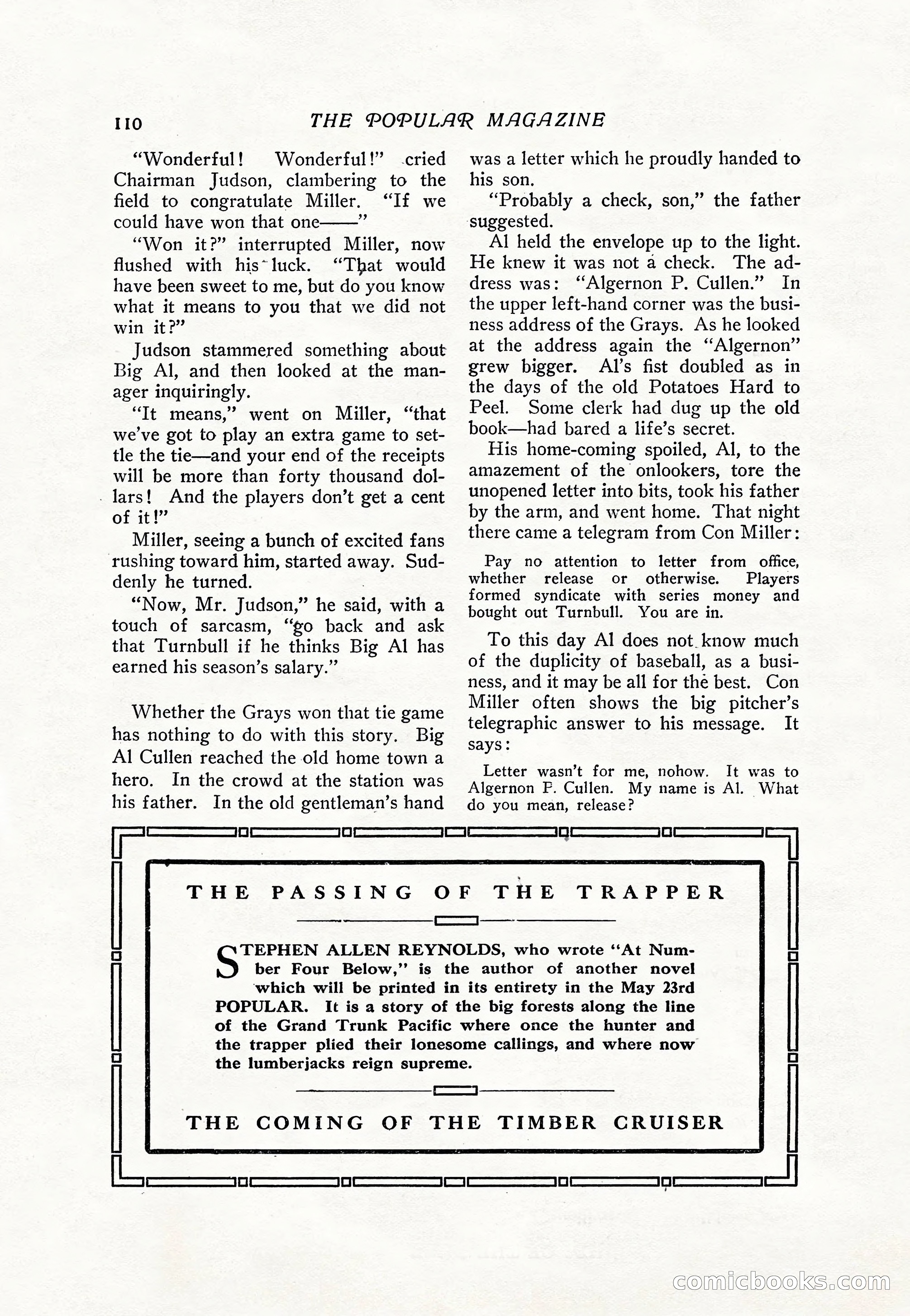 The Popular Magazine, Vol. 36, No. 4 — page 122 of 238