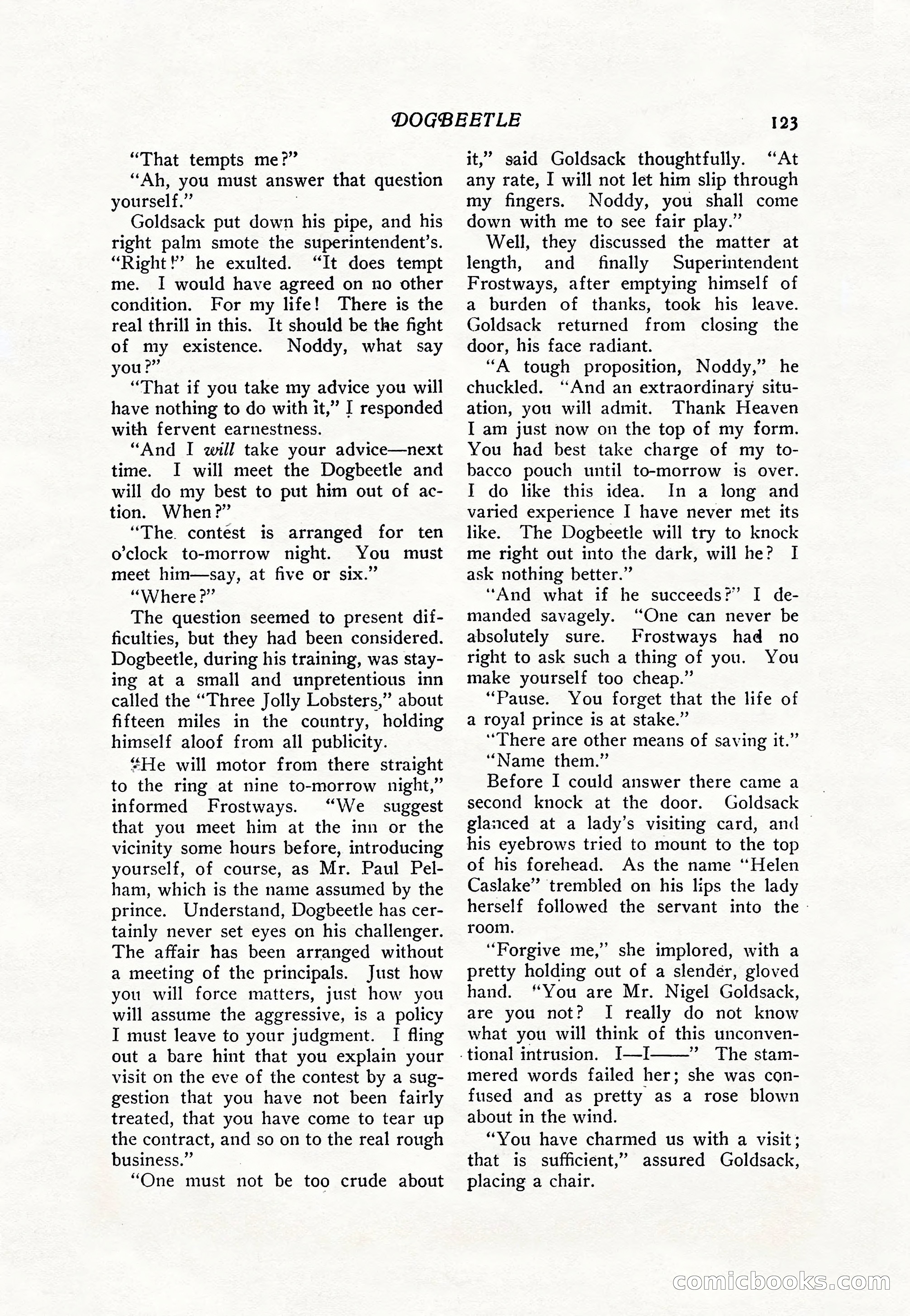 The Popular Magazine, Vol. 36, No. 4 — page 135 of 238