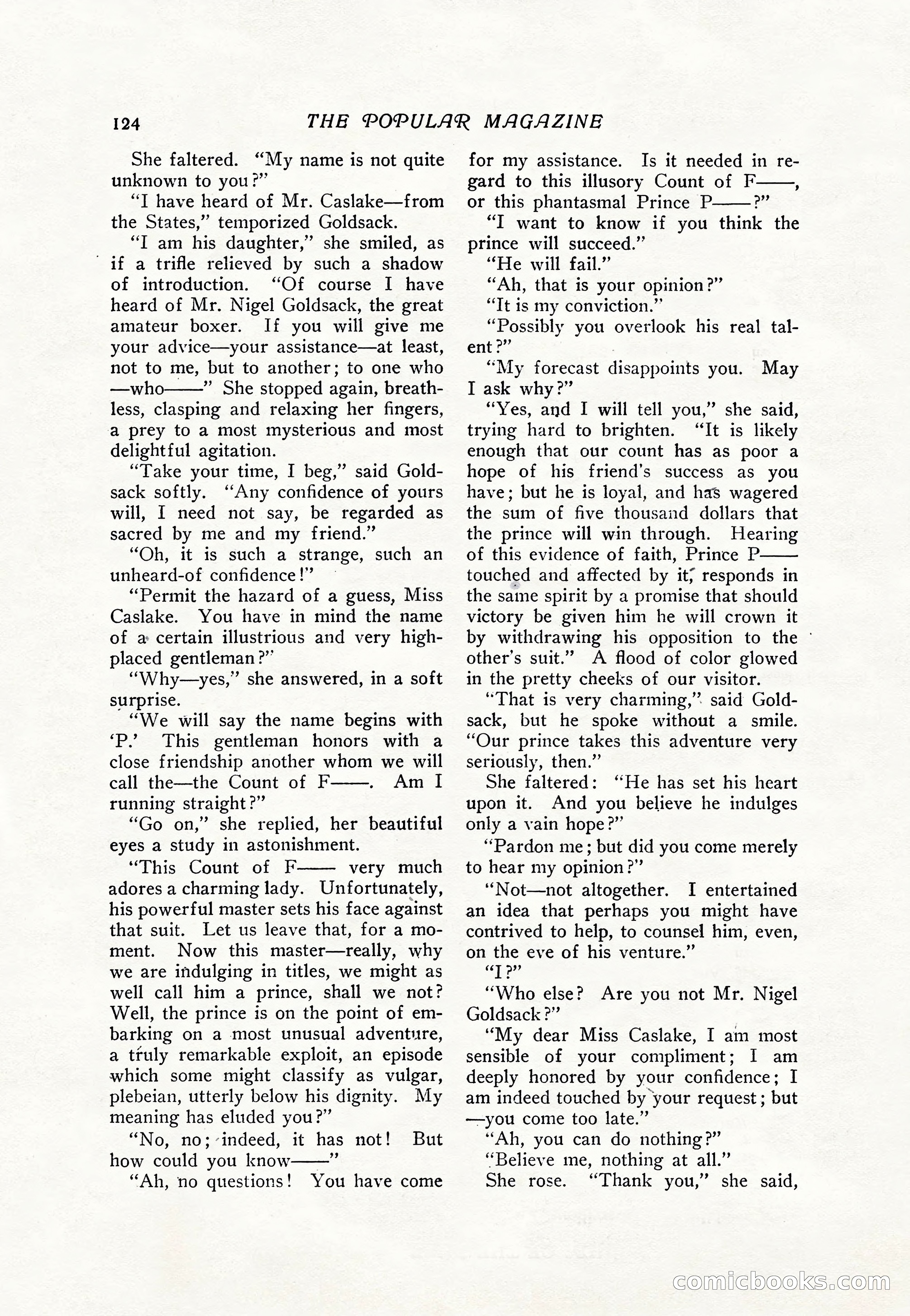 The Popular Magazine, Vol. 36, No. 4 — page 136 of 238