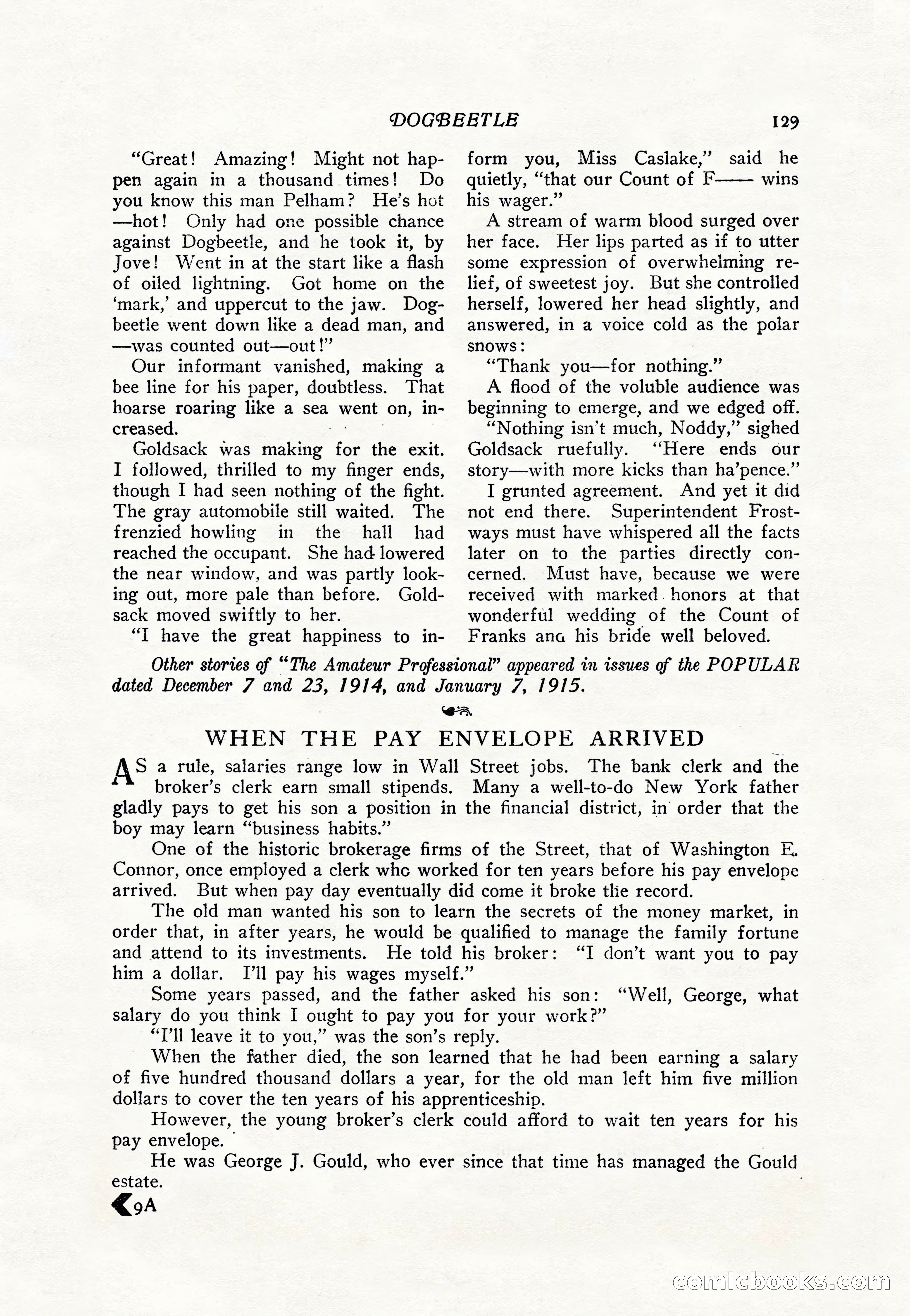 The Popular Magazine, Vol. 36, No. 4 — page 141 of 238