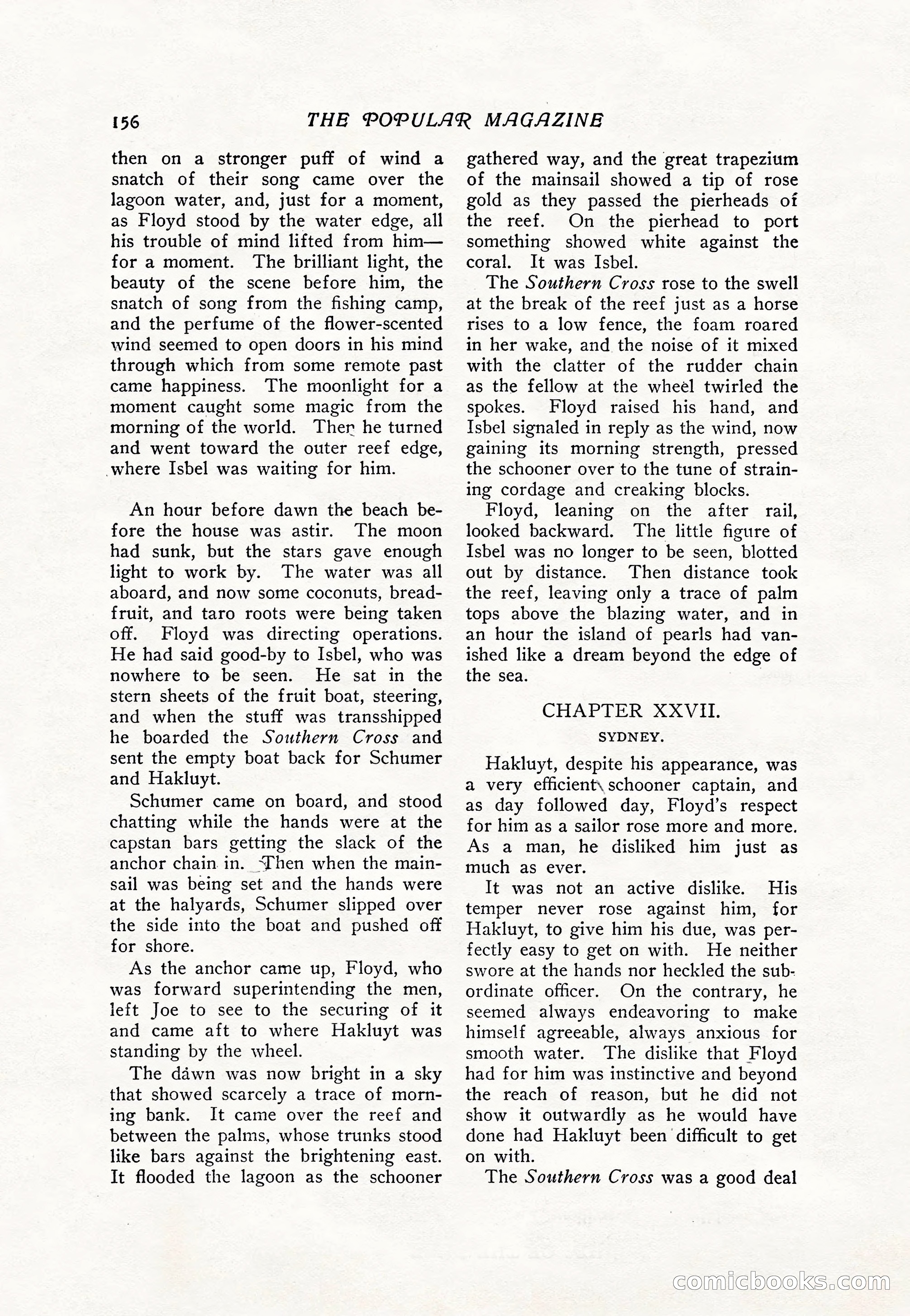 The Popular Magazine, Vol. 36, No. 4 — page 168 of 238