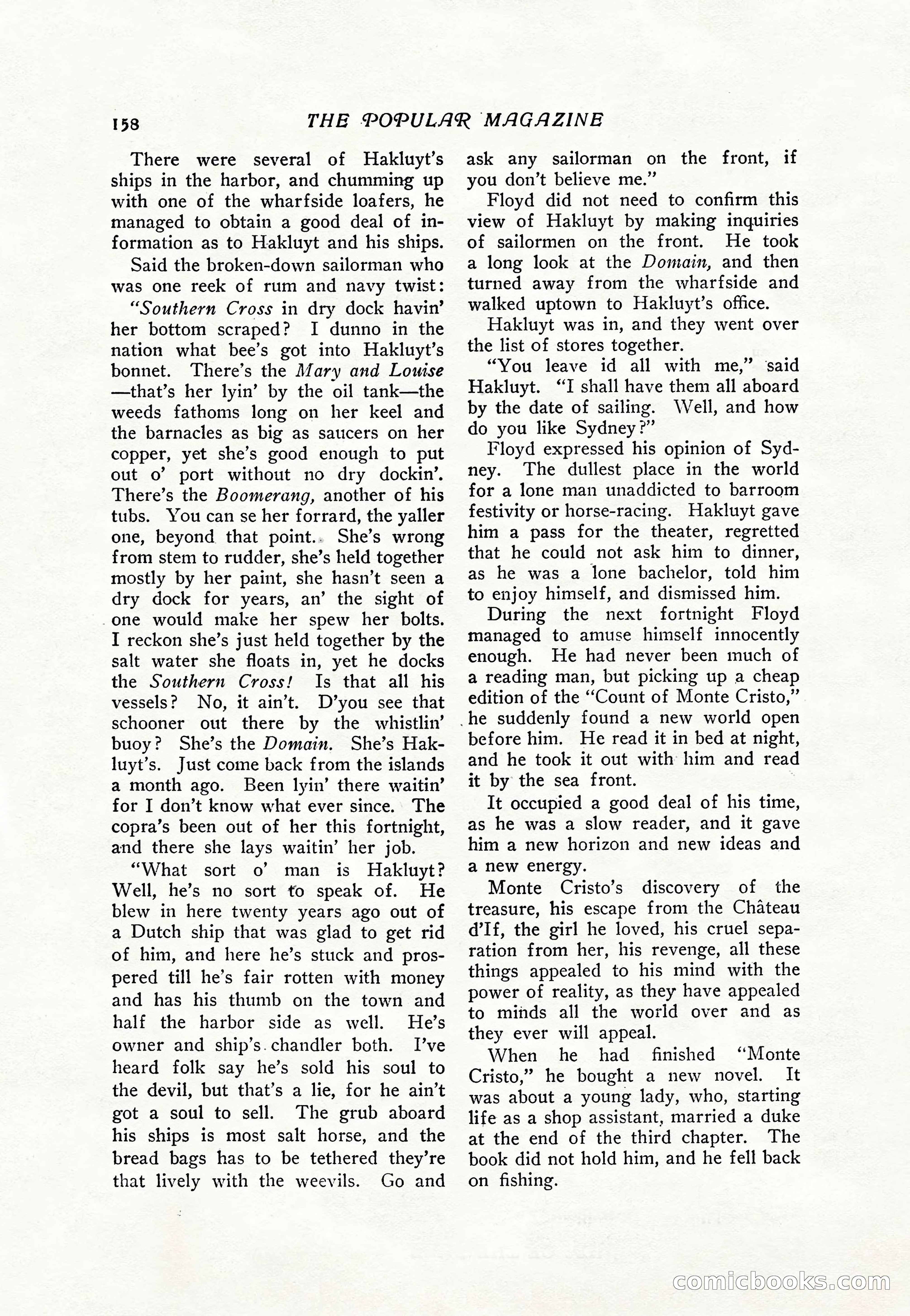 The Popular Magazine, Vol. 36, No. 4 — page 170 of 238