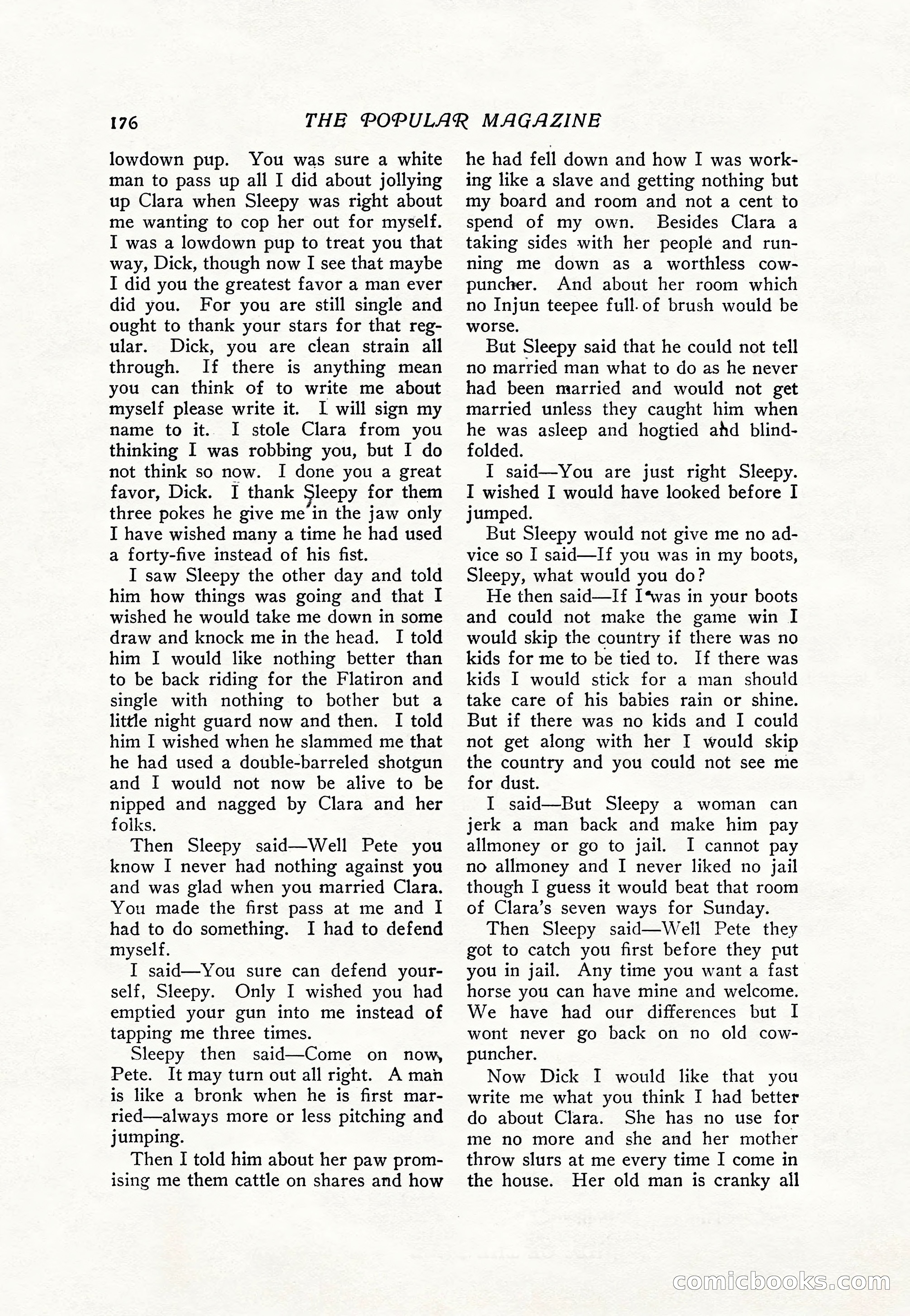 The Popular Magazine, Vol. 36, No. 4 — page 188 of 238