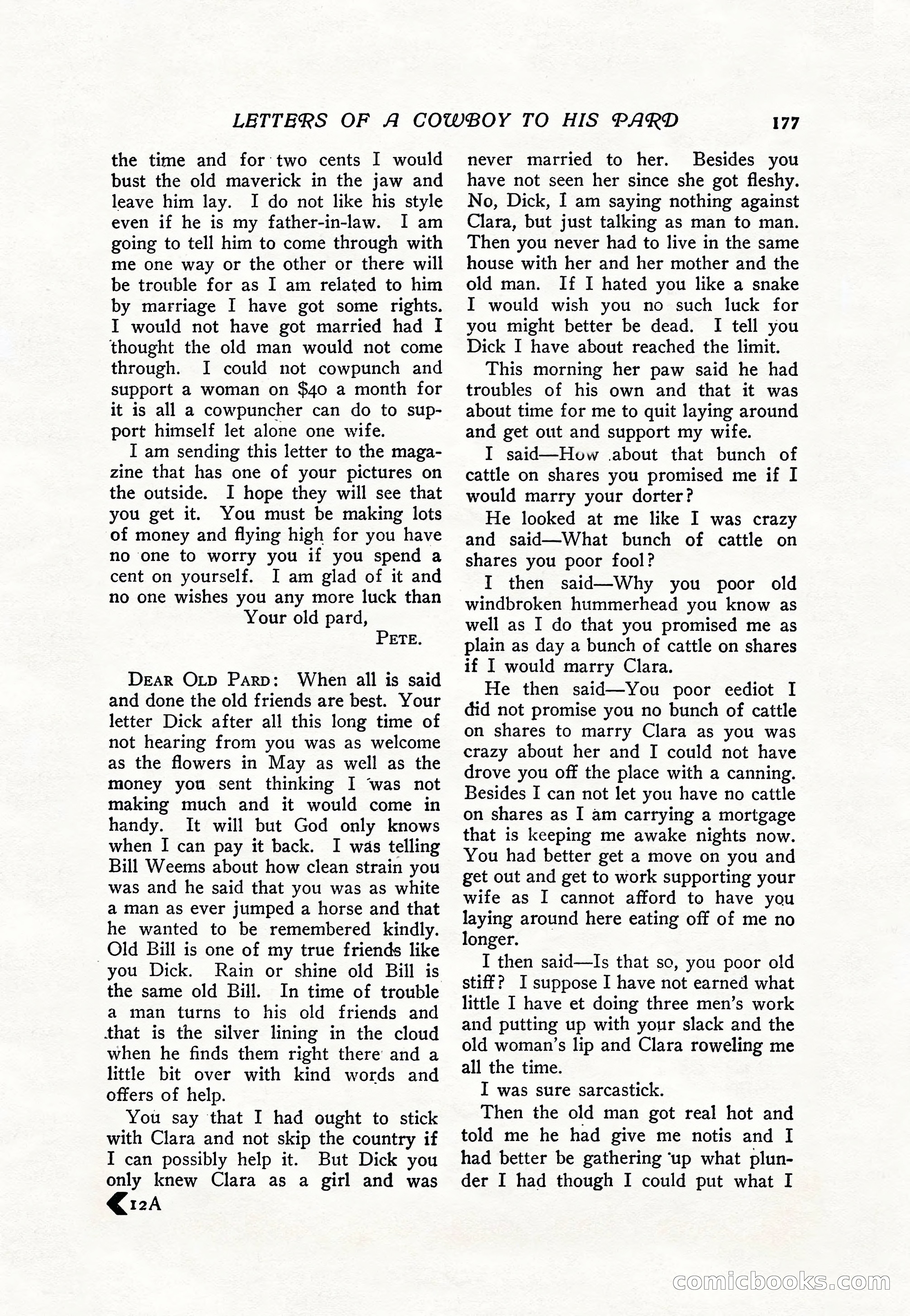 The Popular Magazine, Vol. 36, No. 4 — page 189 of 238