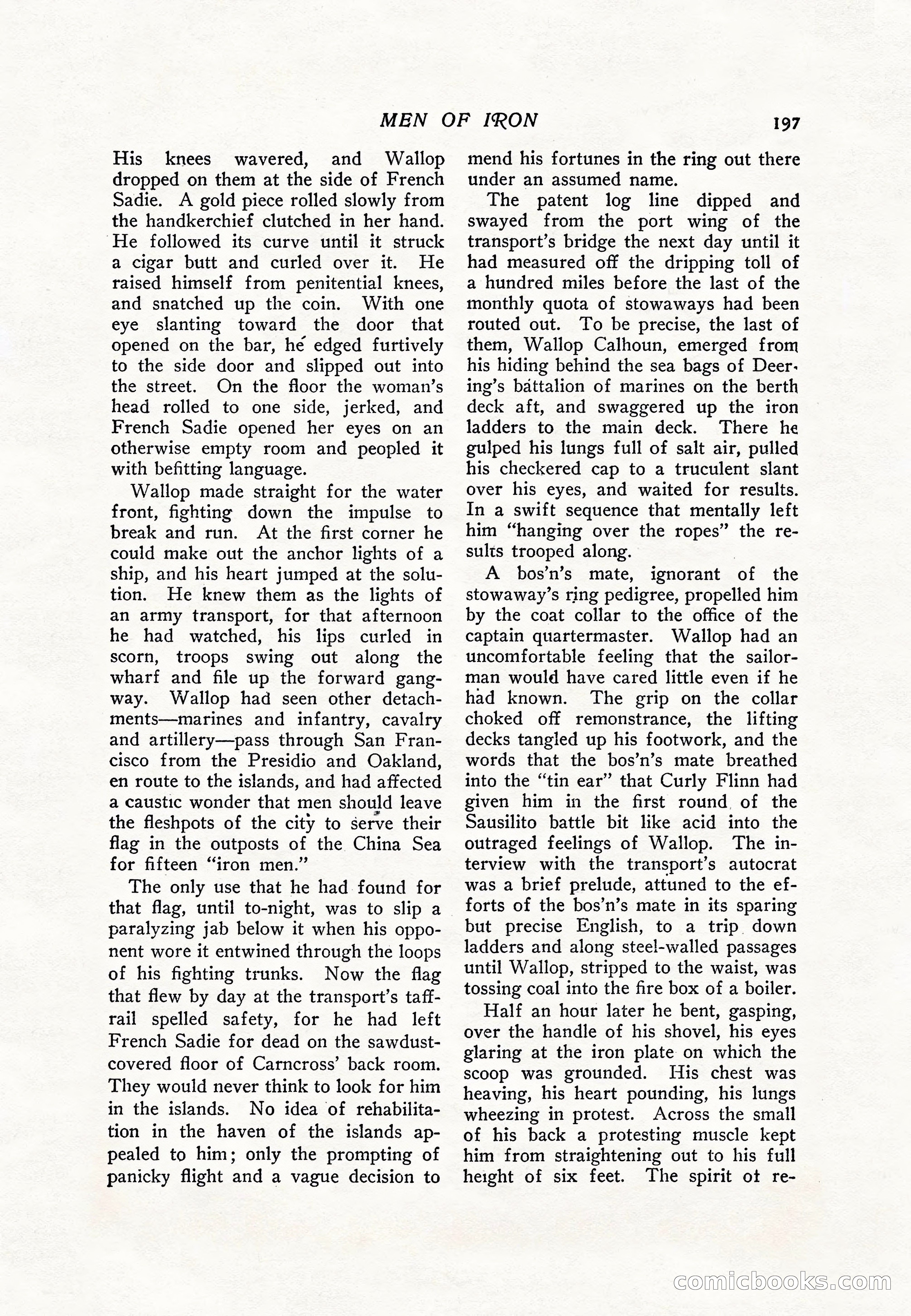 The Popular Magazine, Vol. 36, No. 4 — page 209 of 238