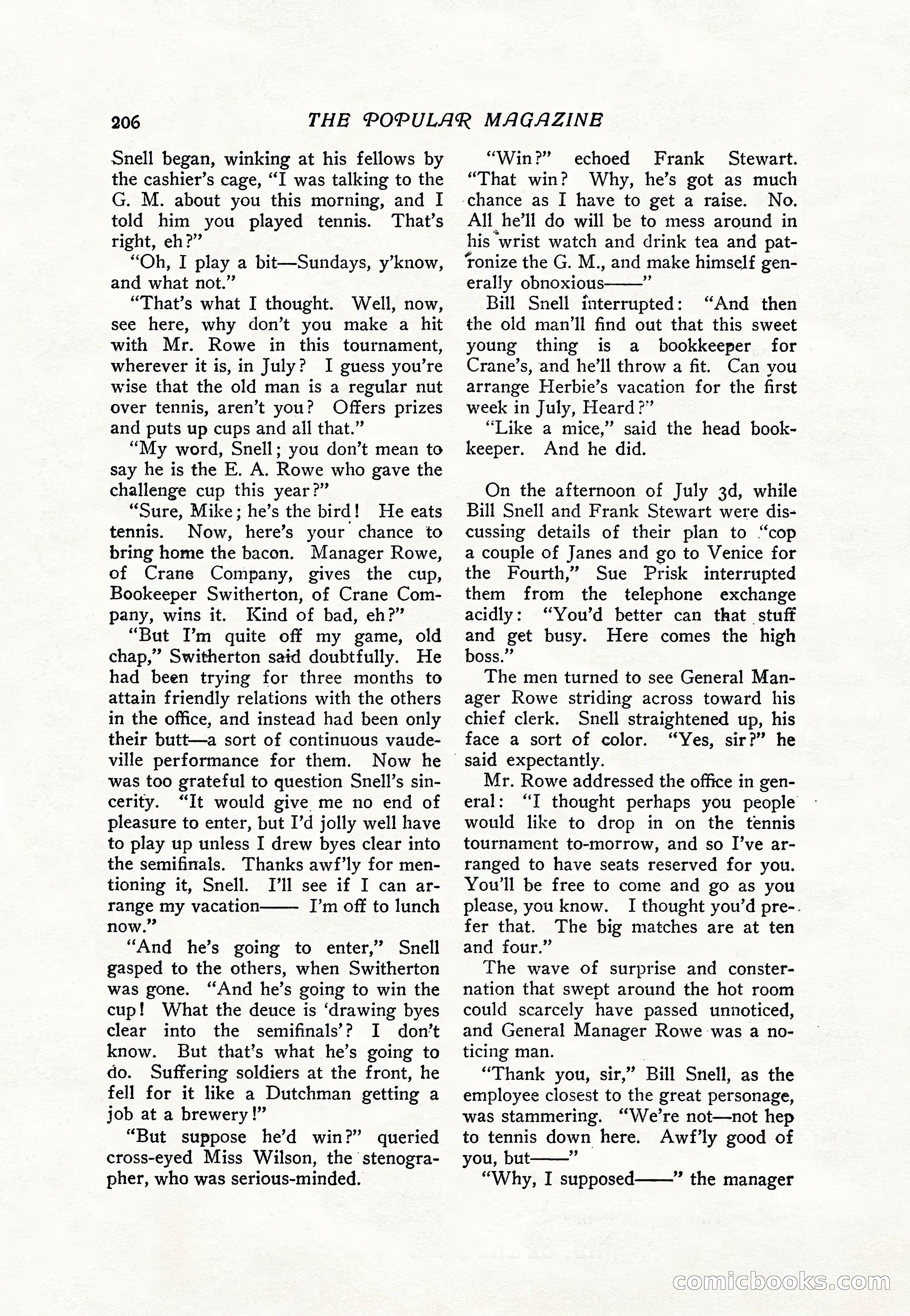 The Popular Magazine, Vol. 36, No. 4 — page 218 of 238