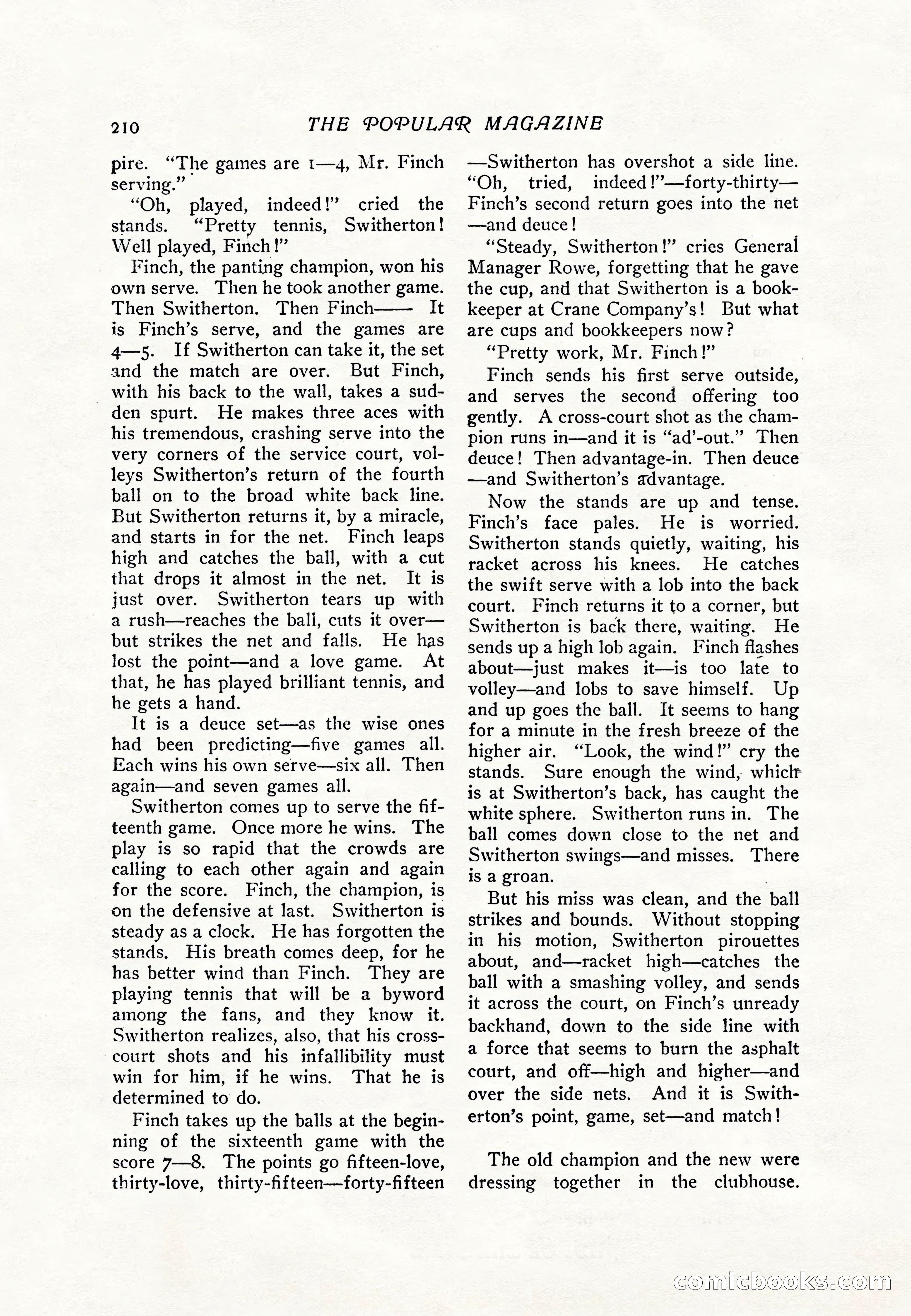 The Popular Magazine, Vol. 36, No. 4 — page 222 of 238