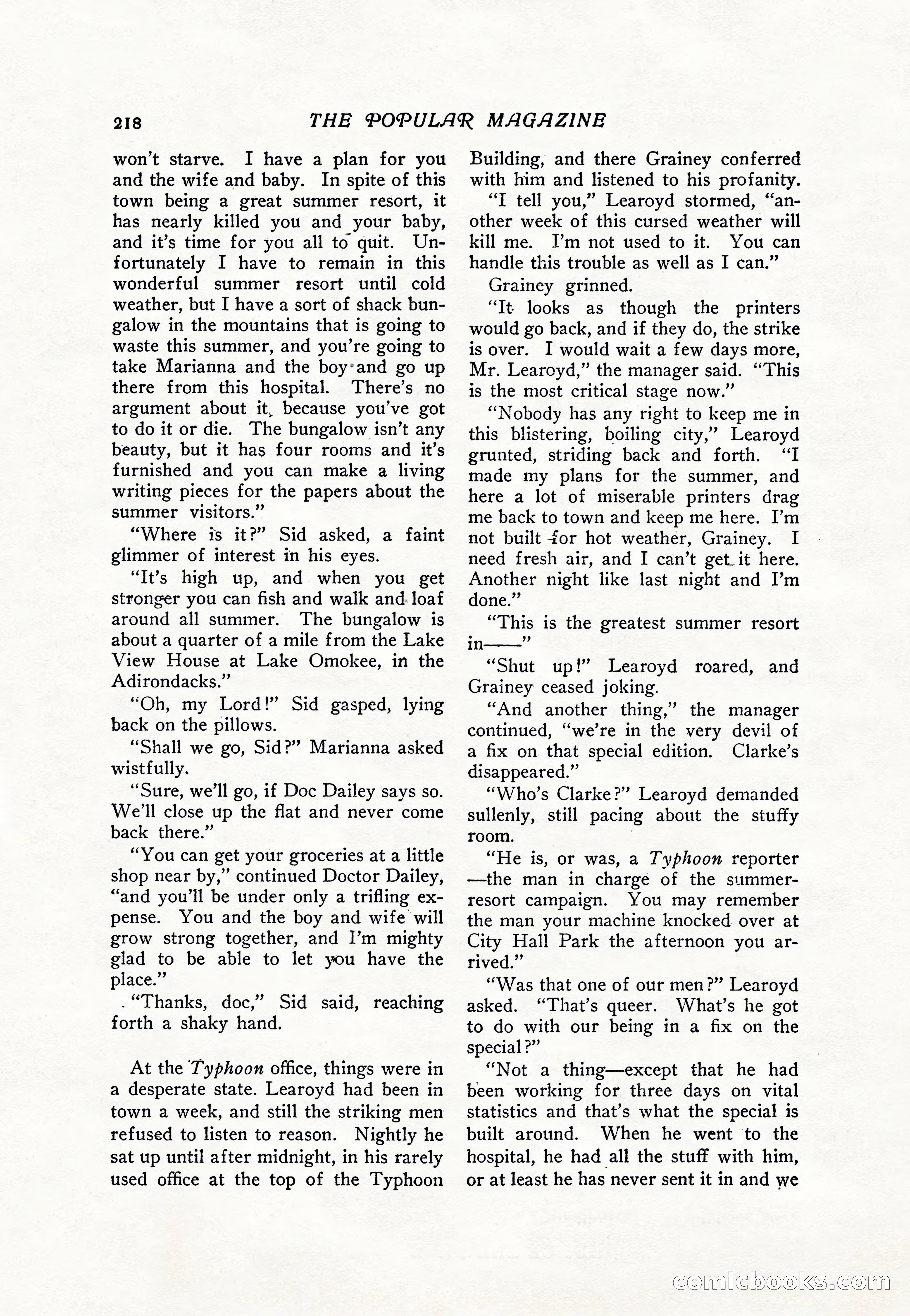The Popular Magazine, Vol. 36, No. 4 — page 230 of 238
