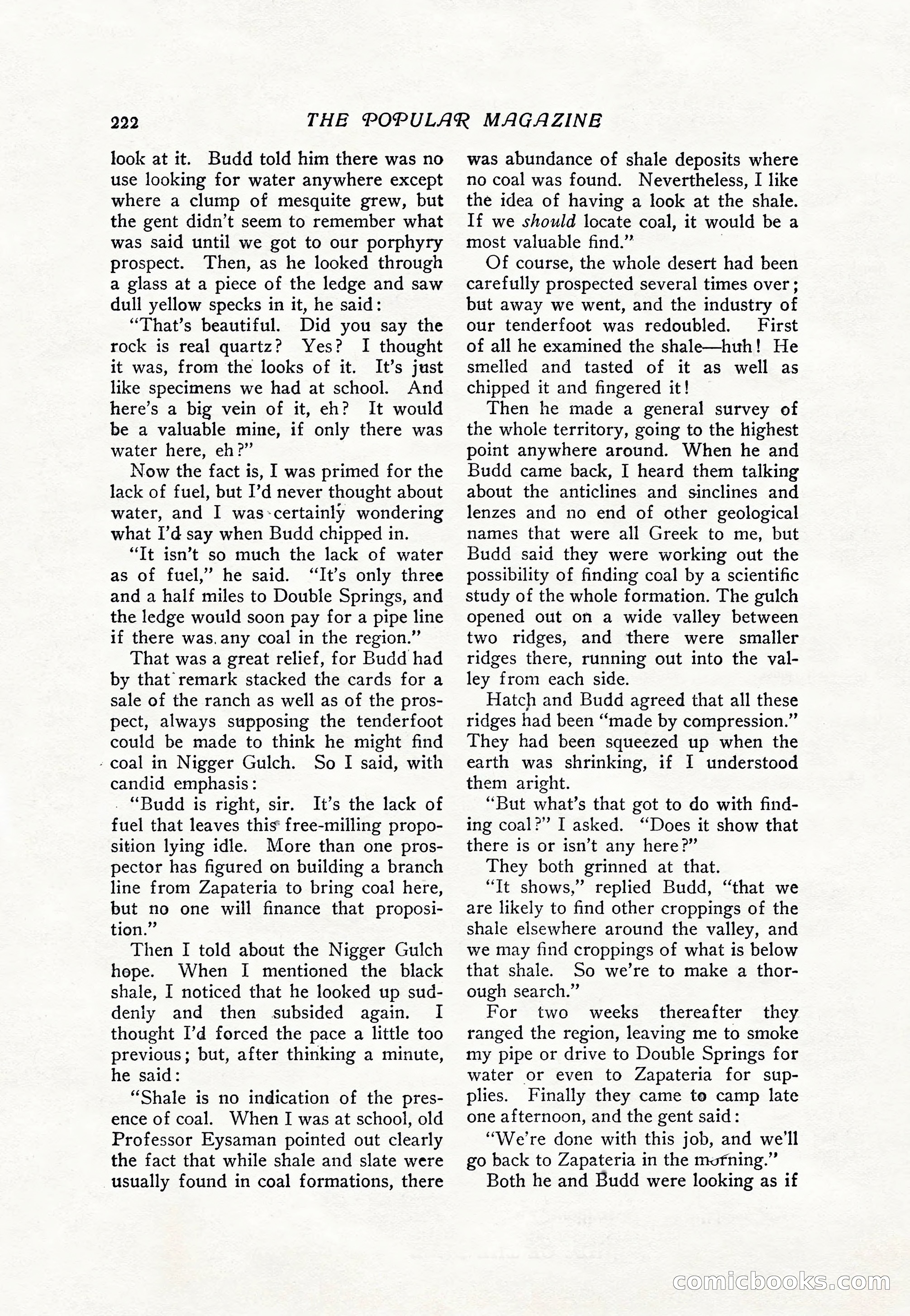 The Popular Magazine, Vol. 36, No. 4 — page 234 of 238