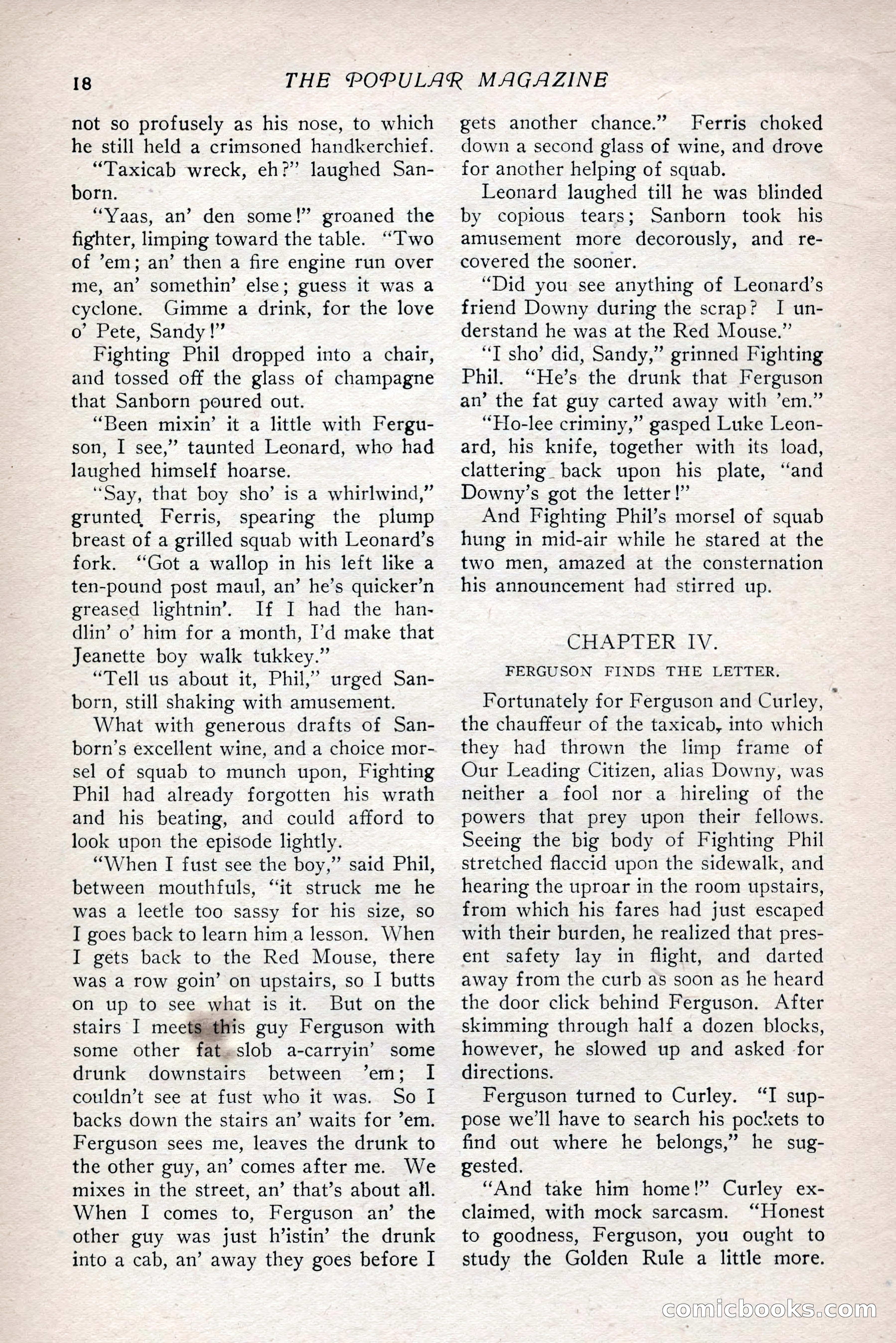 The Popular Magazine, Vol. 36, No. 1 — page 24 of 240