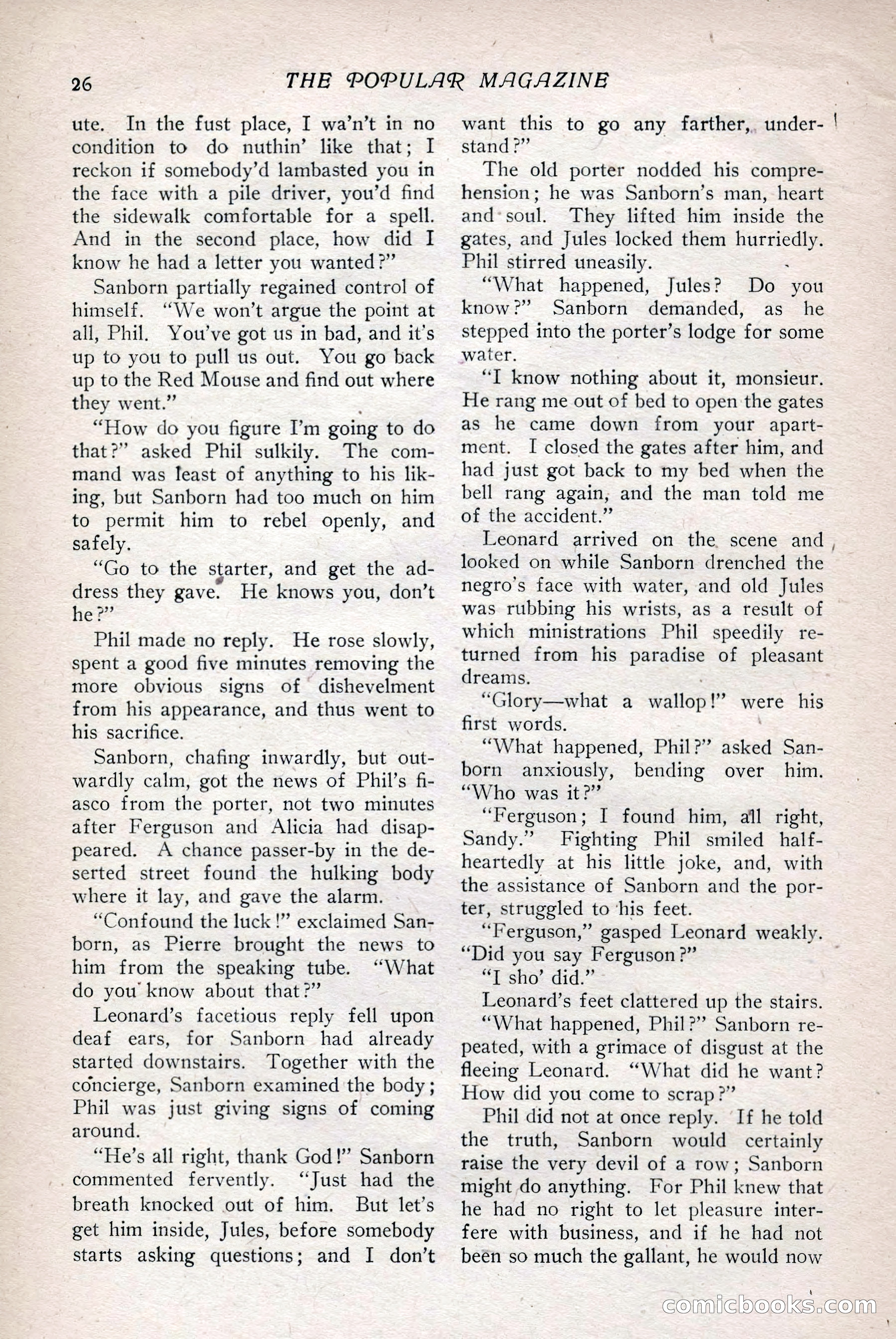 The Popular Magazine, Vol. 36, No. 1 — page 32 of 240
