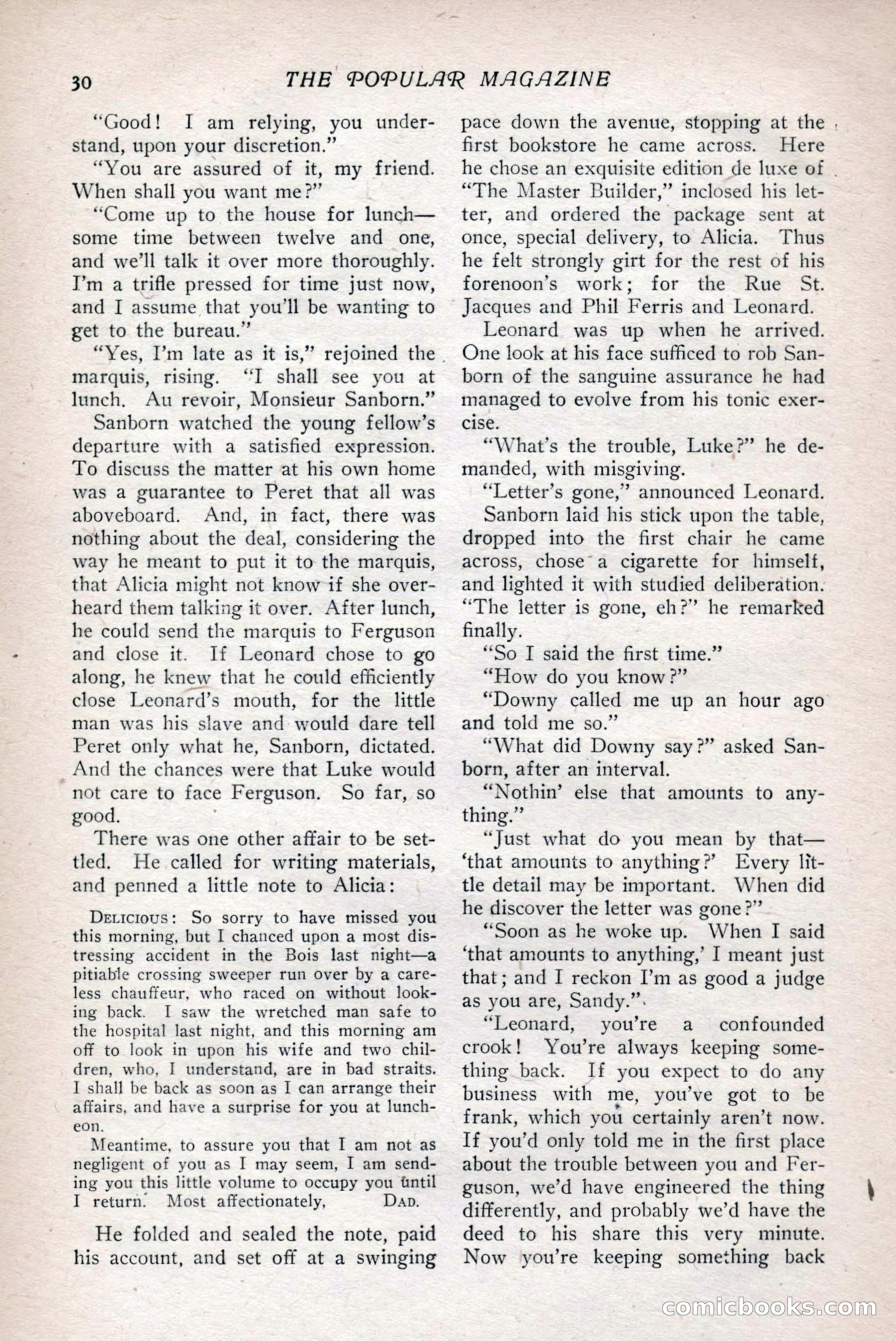 The Popular Magazine, Vol. 36, No. 1 — page 36 of 240