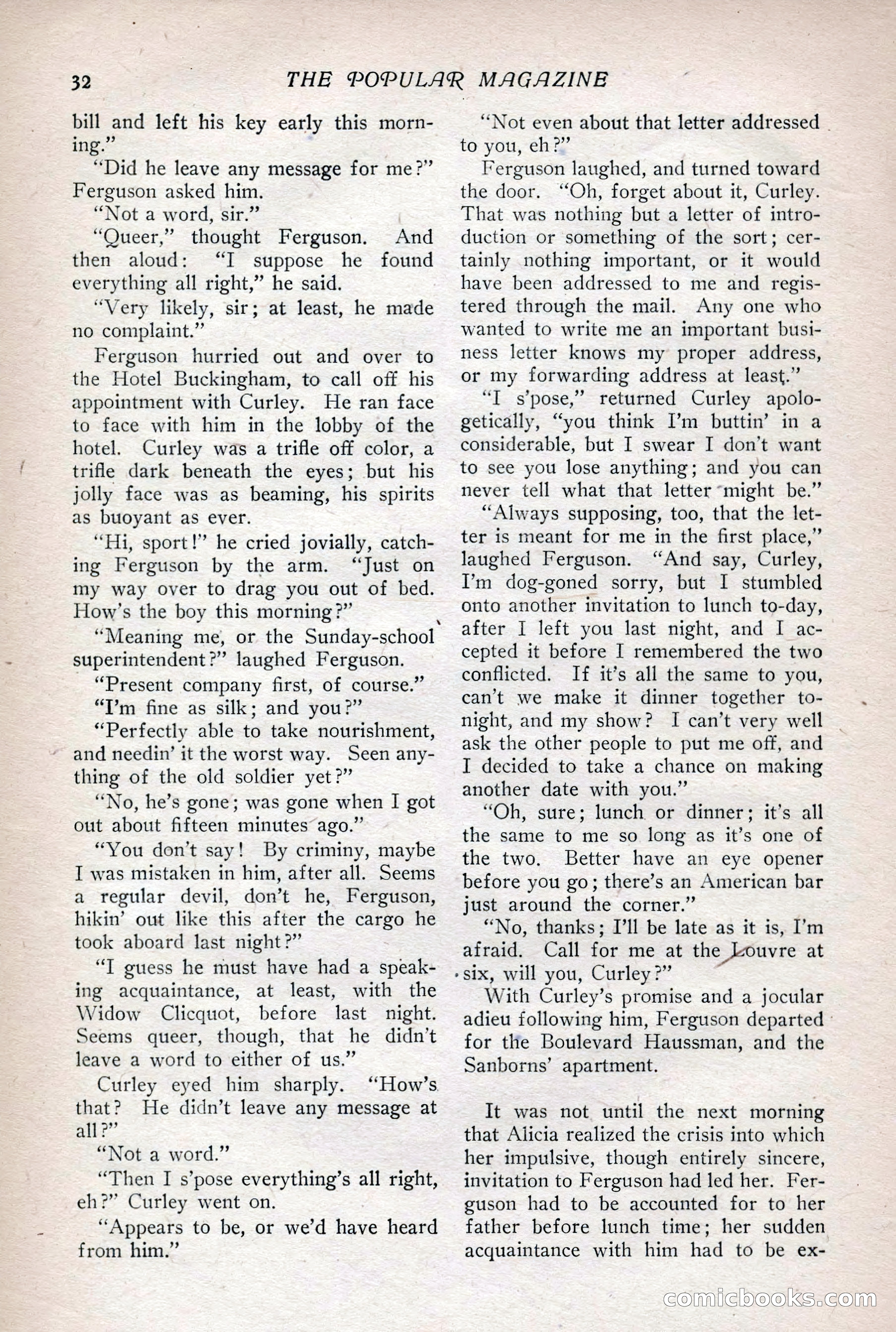 The Popular Magazine, Vol. 36, No. 1 — page 38 of 240