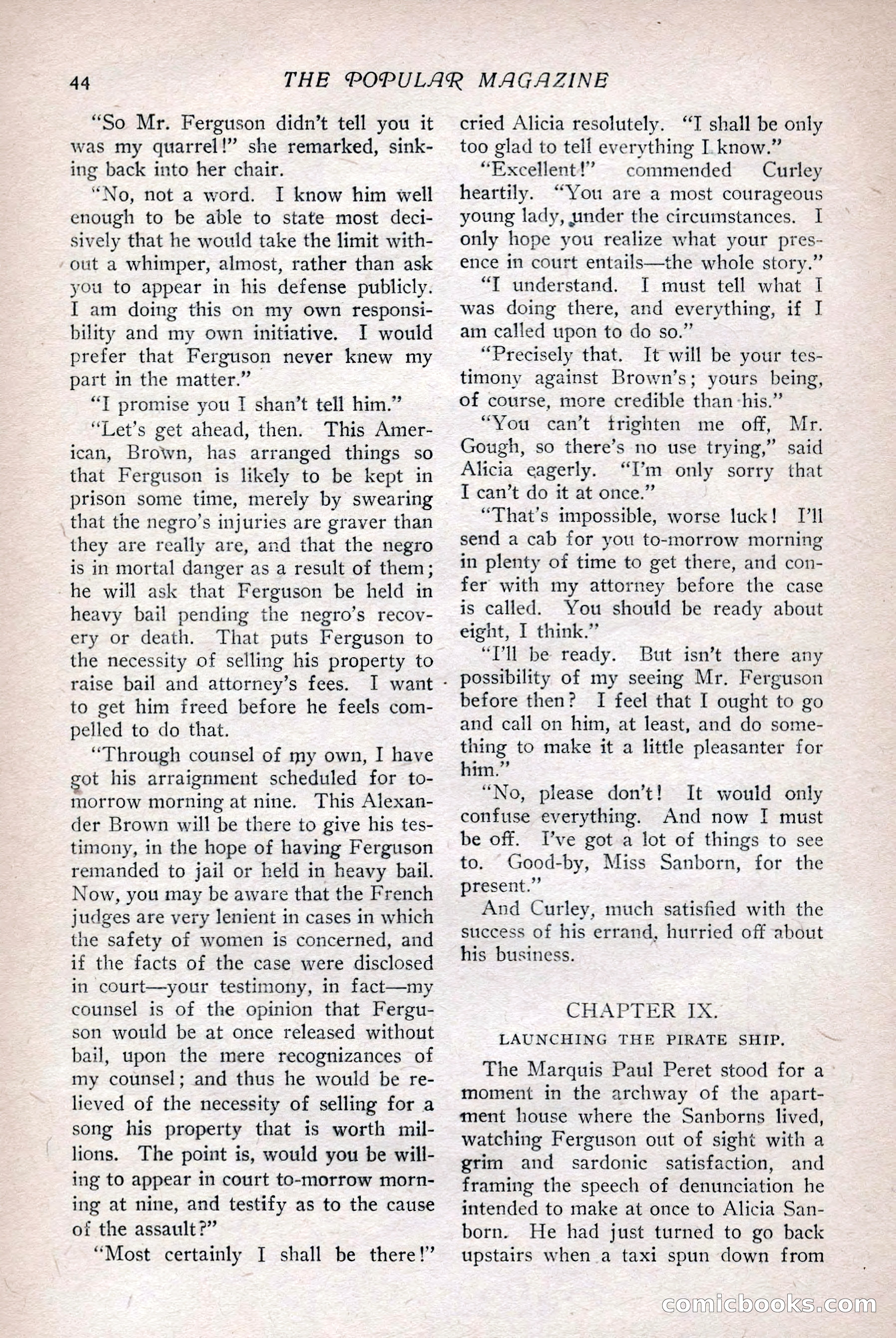 The Popular Magazine, Vol. 36, No. 1 — page 50 of 240