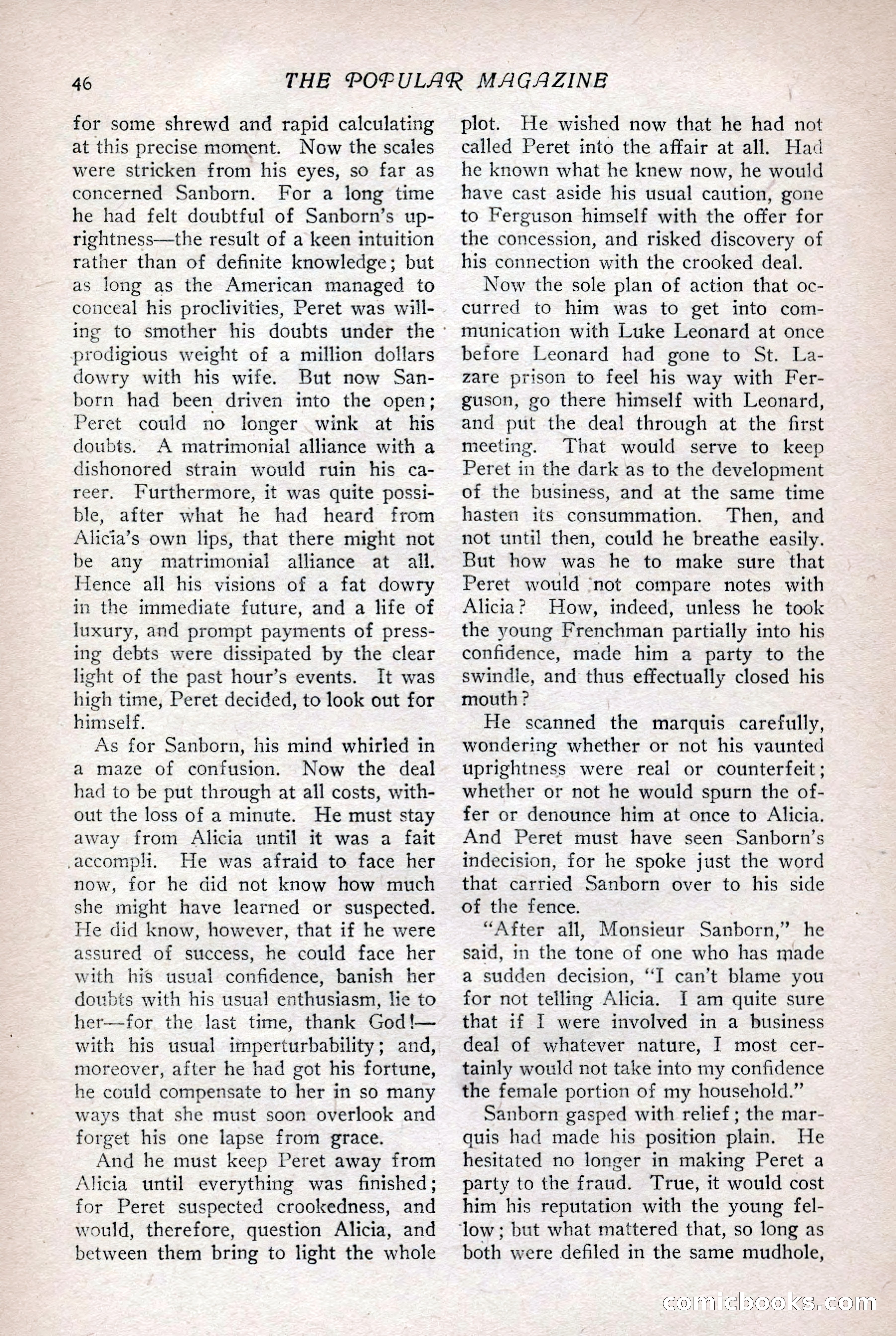 The Popular Magazine, Vol. 36, No. 1 — page 52 of 240