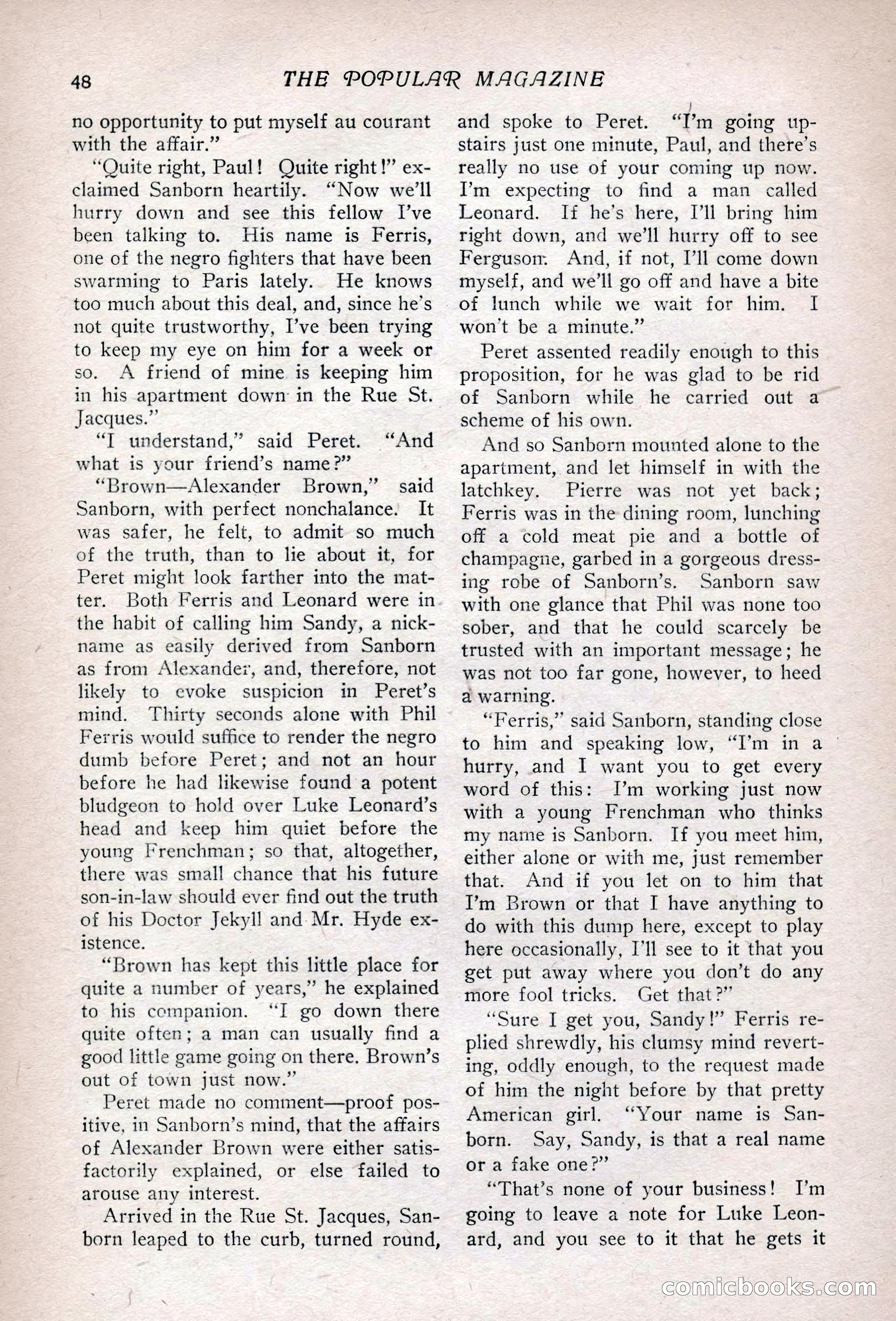 The Popular Magazine, Vol. 36, No. 1 — page 54 of 240