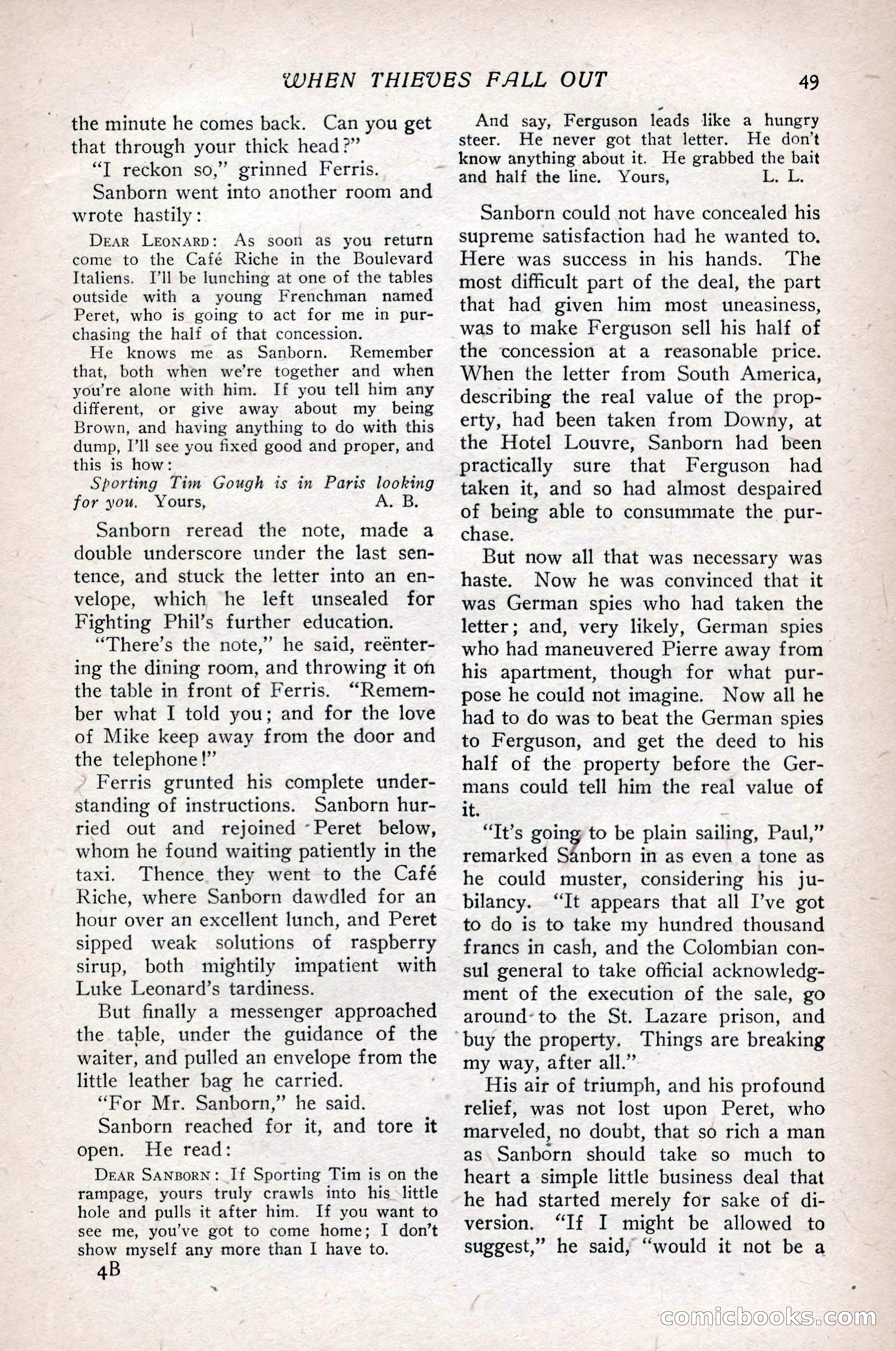 The Popular Magazine, Vol. 36, No. 1 — page 55 of 240