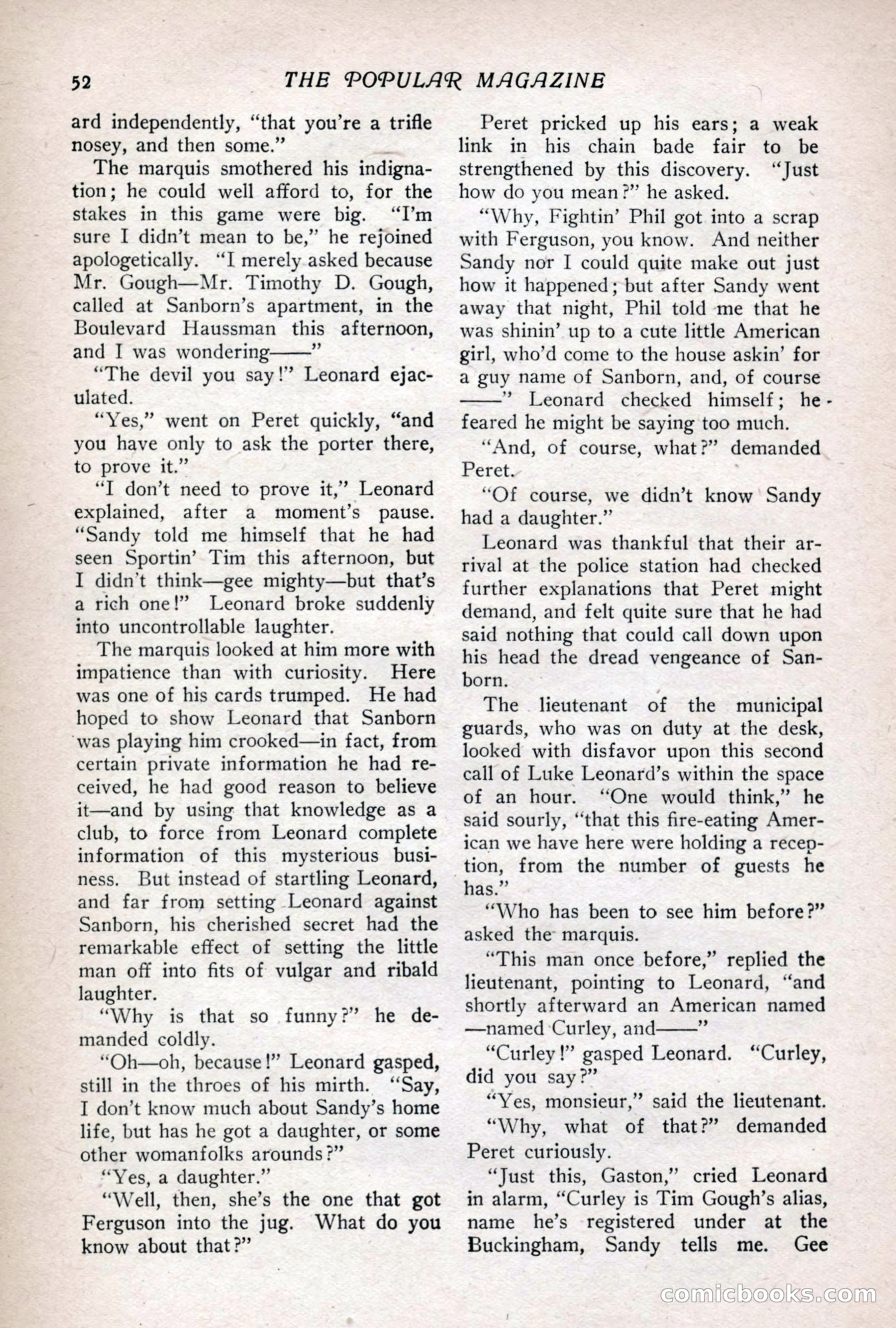 The Popular Magazine, Vol. 36, No. 1 — page 58 of 240