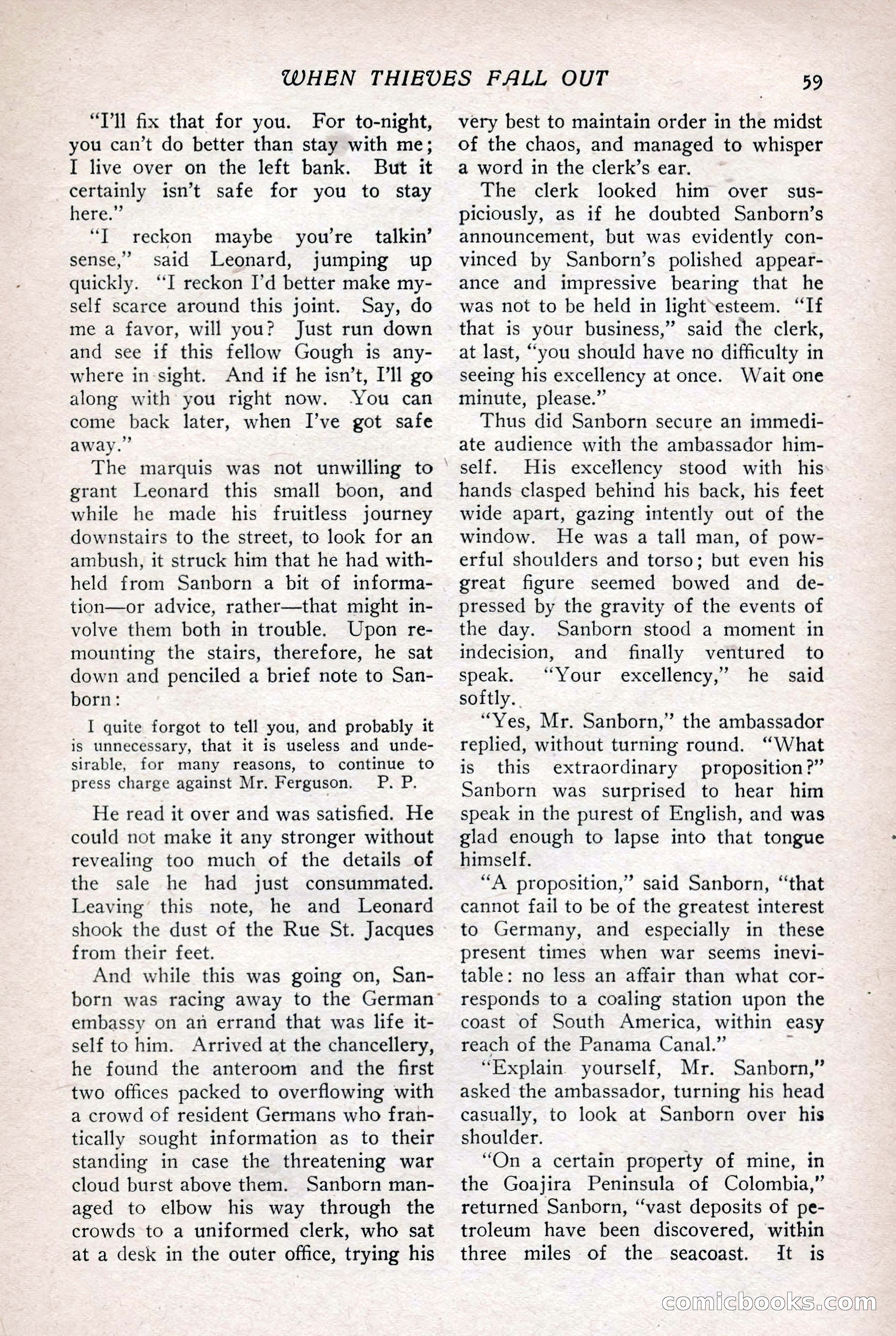 The Popular Magazine, Vol. 36, No. 1 — page 65 of 240