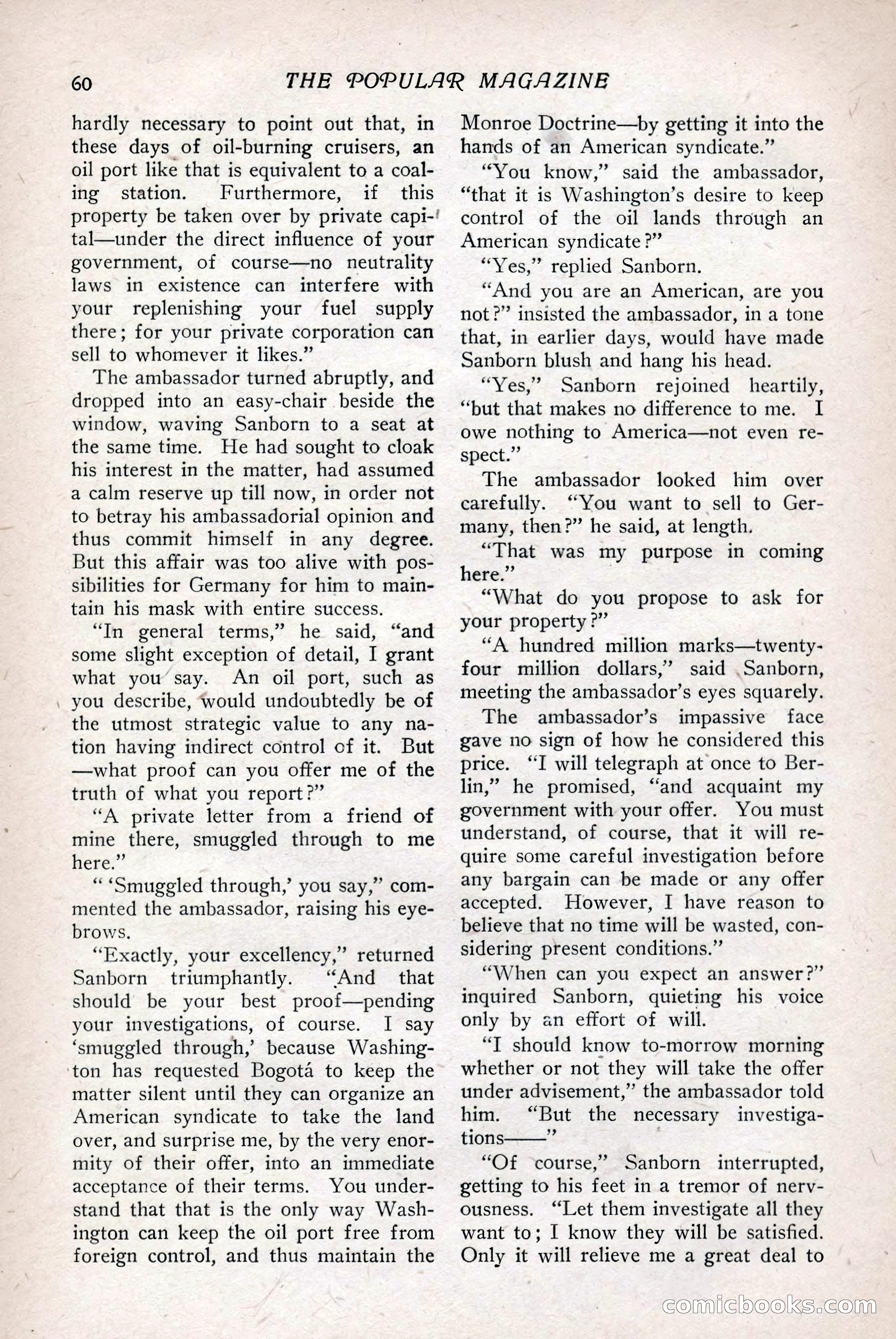 The Popular Magazine, Vol. 36, No. 1 — page 66 of 240