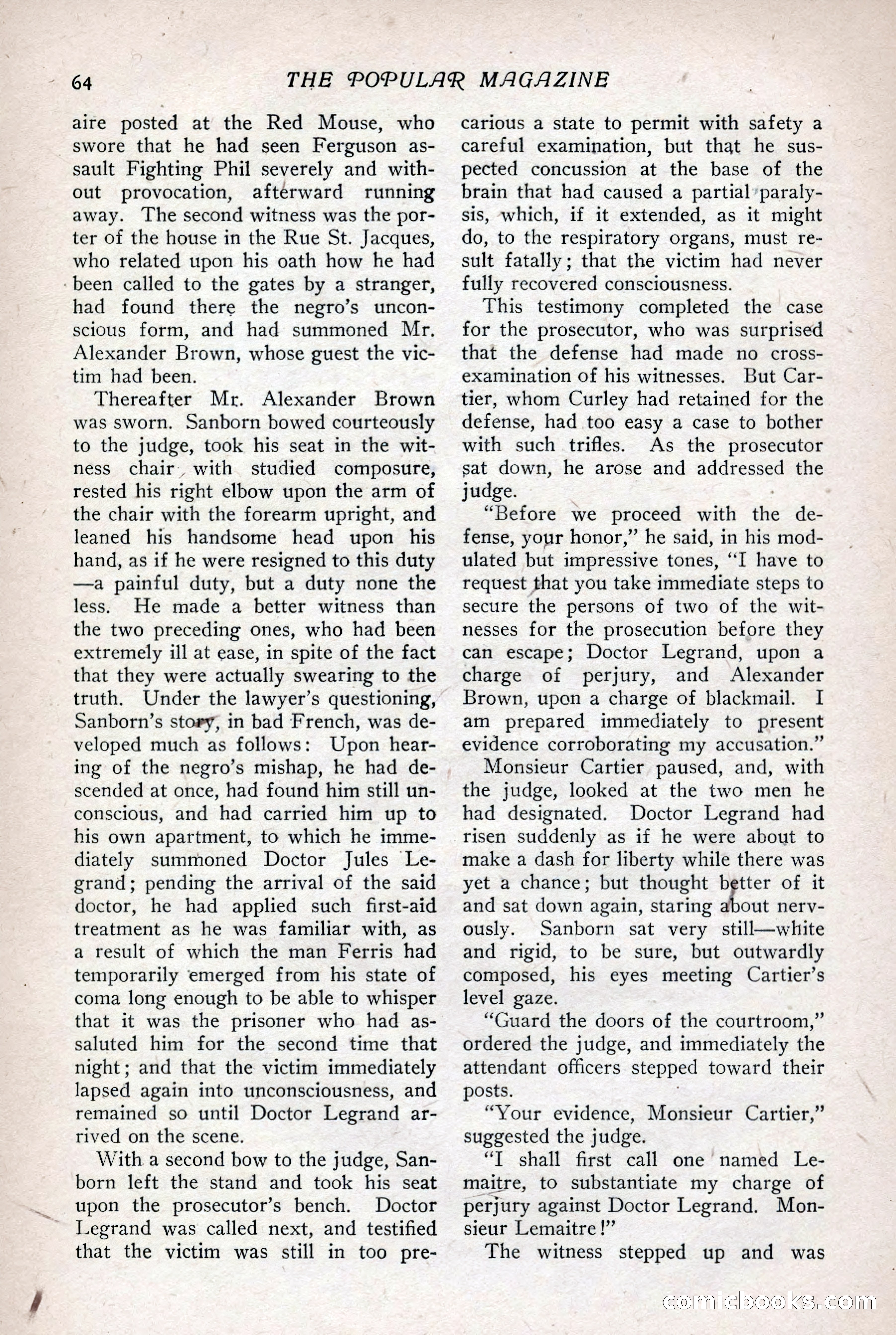 The Popular Magazine, Vol. 36, No. 1 — page 70 of 240