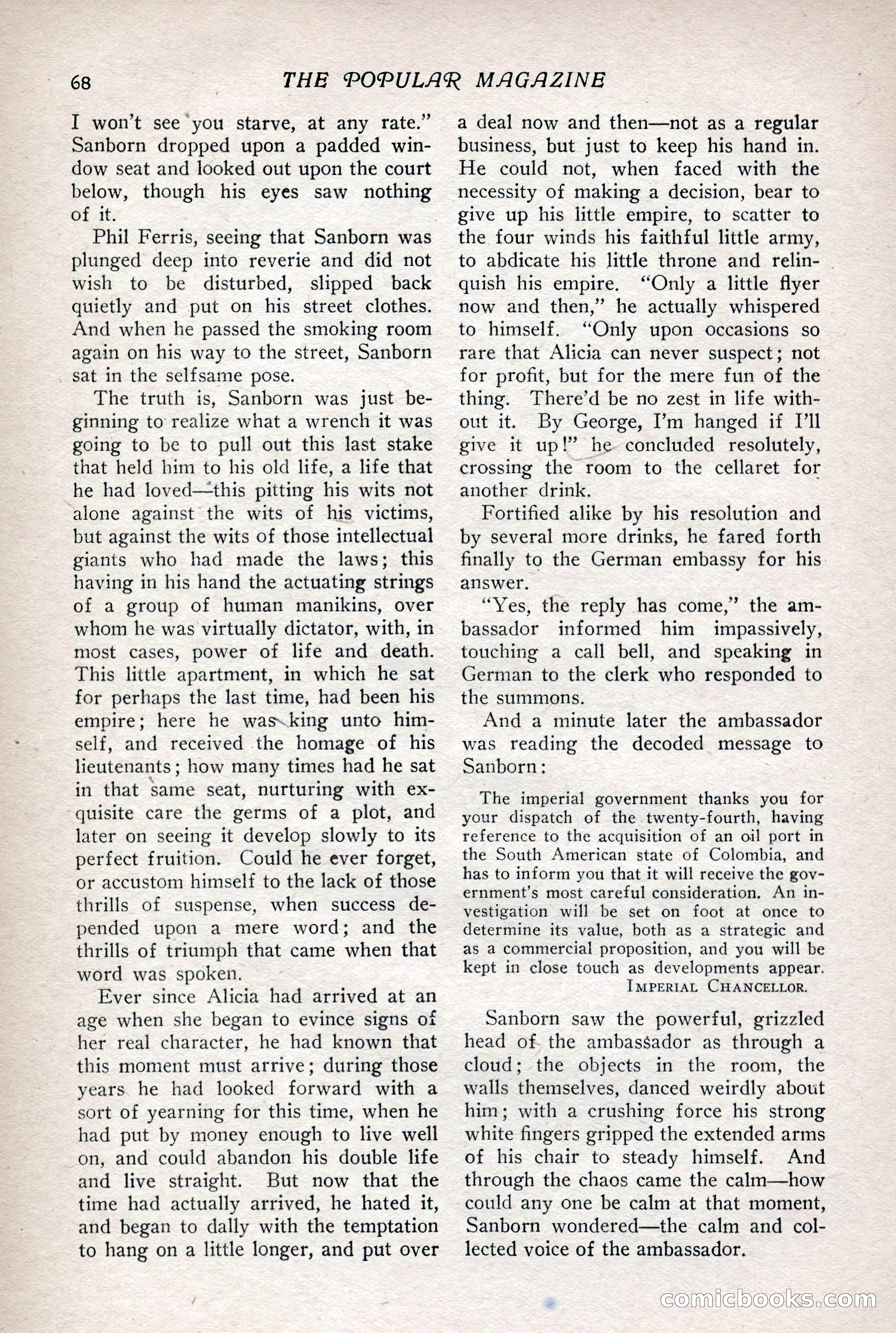 The Popular Magazine, Vol. 36, No. 1 — page 74 of 240