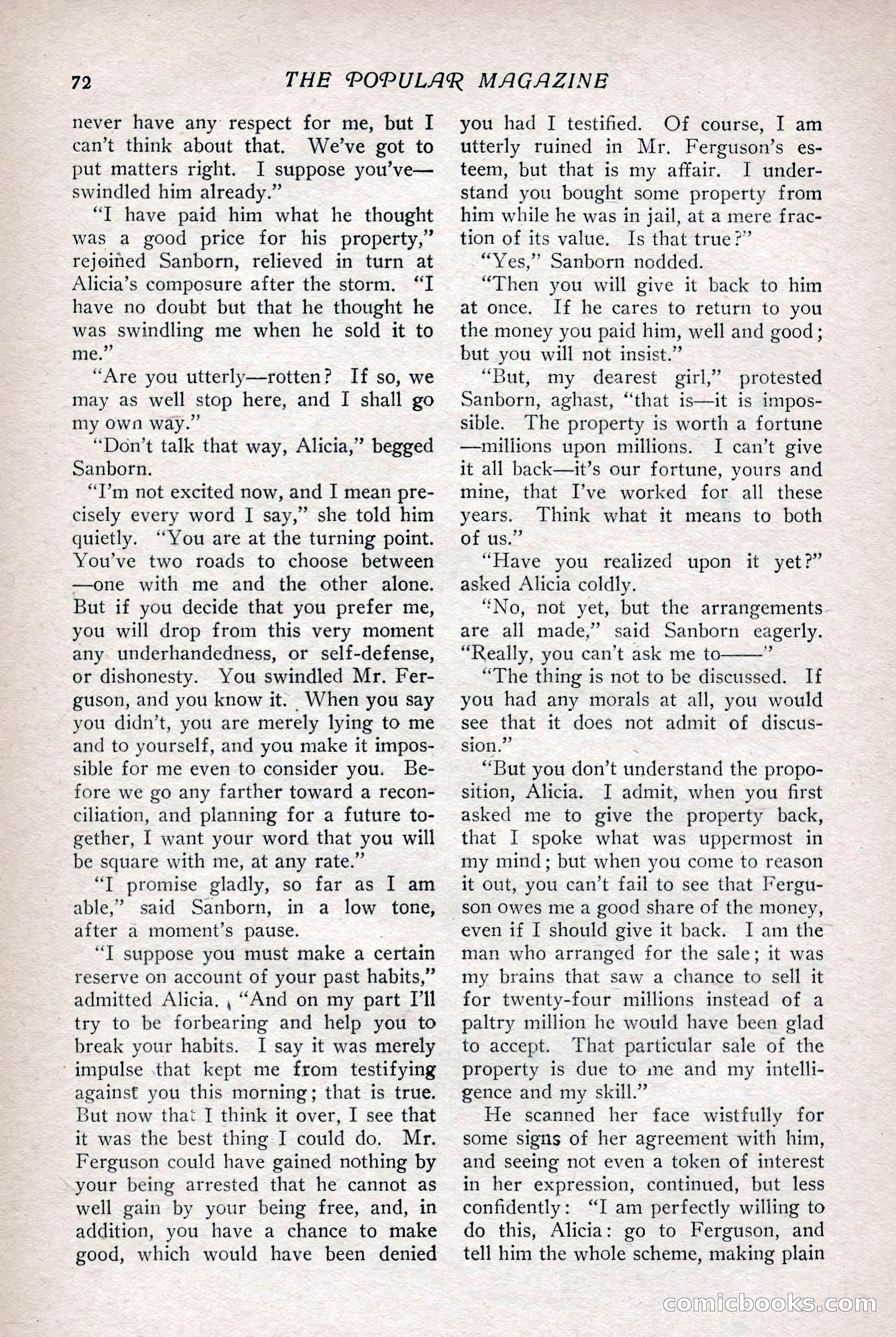The Popular Magazine, Vol. 36, No. 1 — page 78 of 240