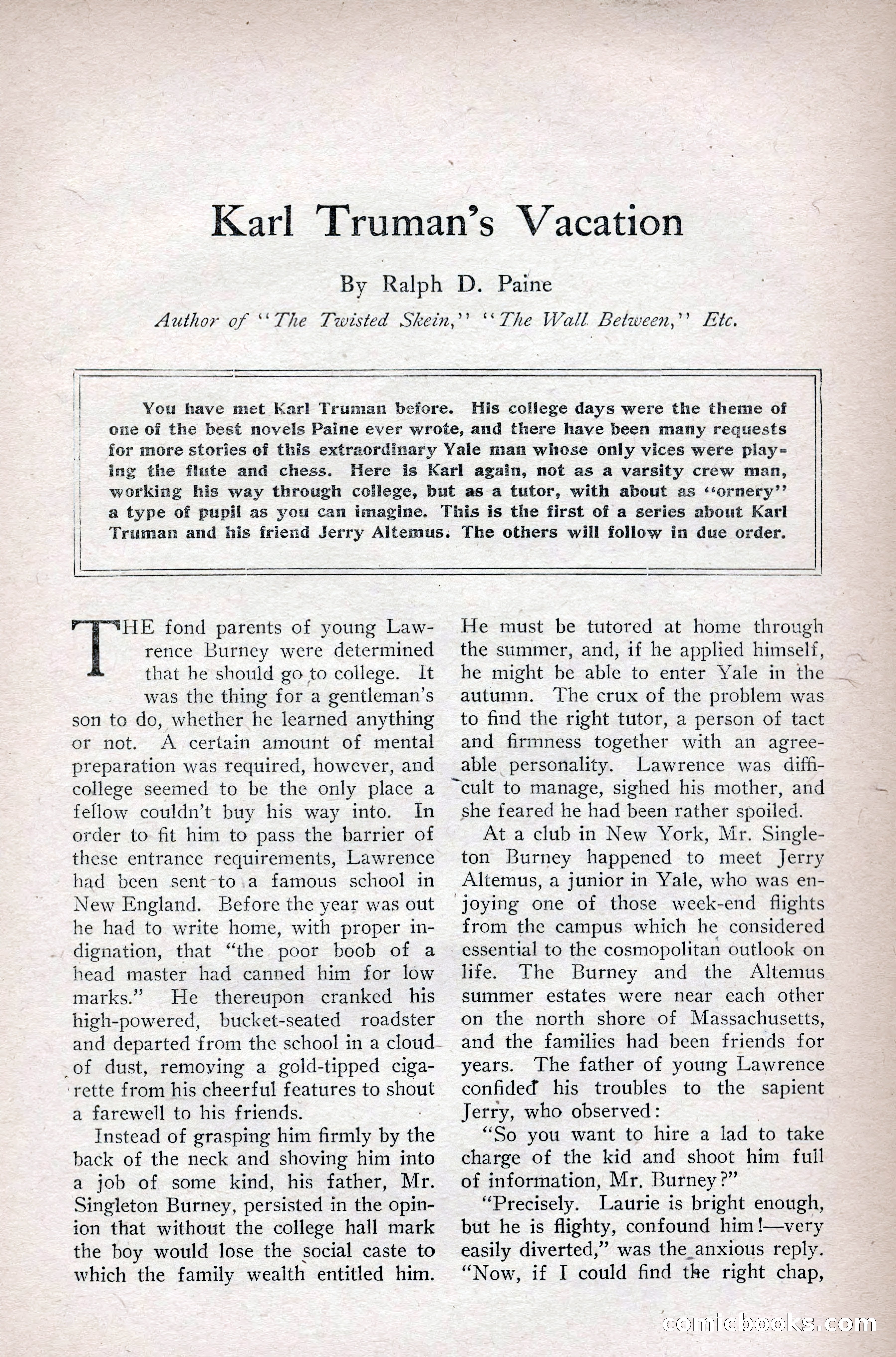 The Popular Magazine, Vol. 36, No. 1 — page 91 of 240