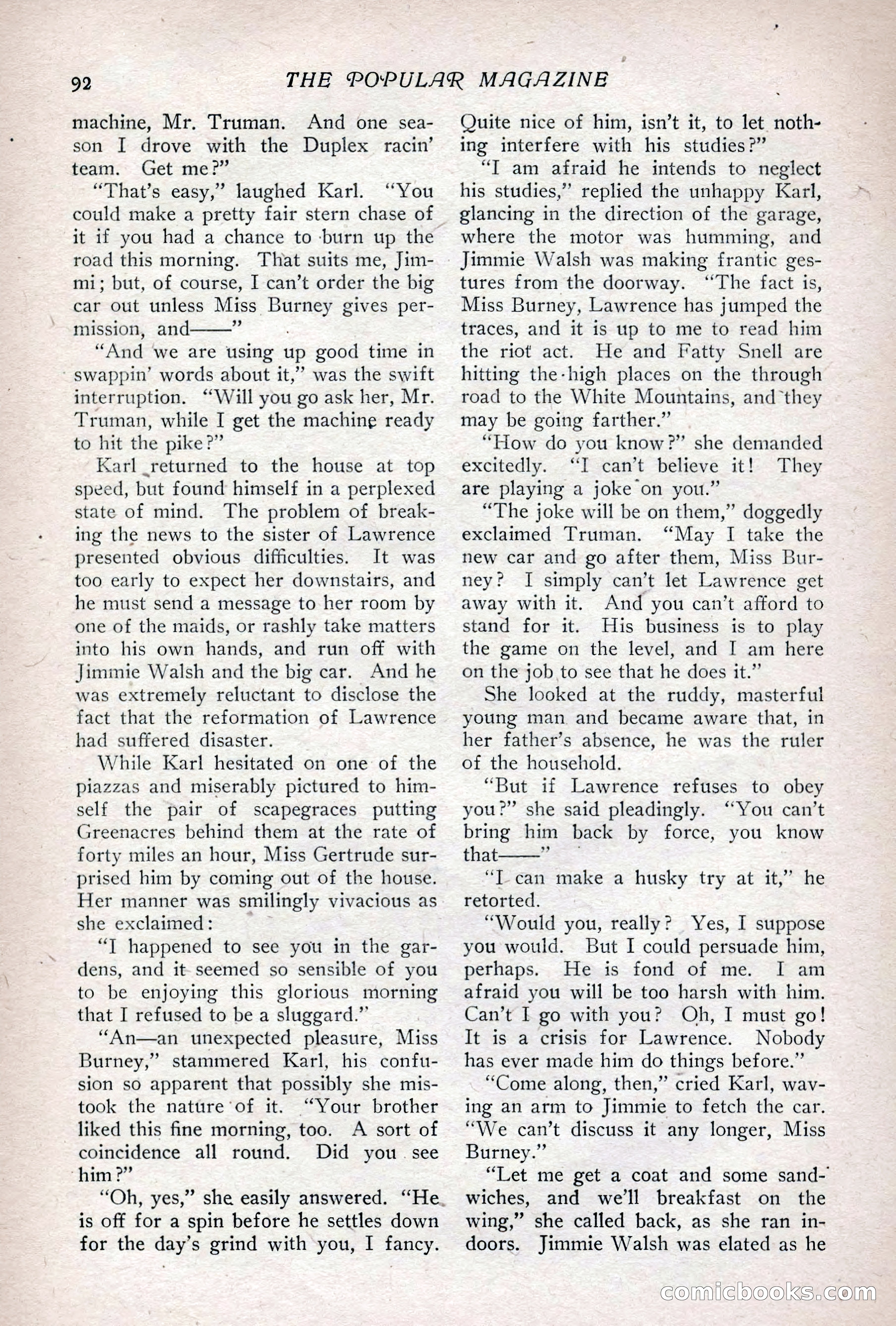 The Popular Magazine, Vol. 36, No. 1 — page 98 of 240