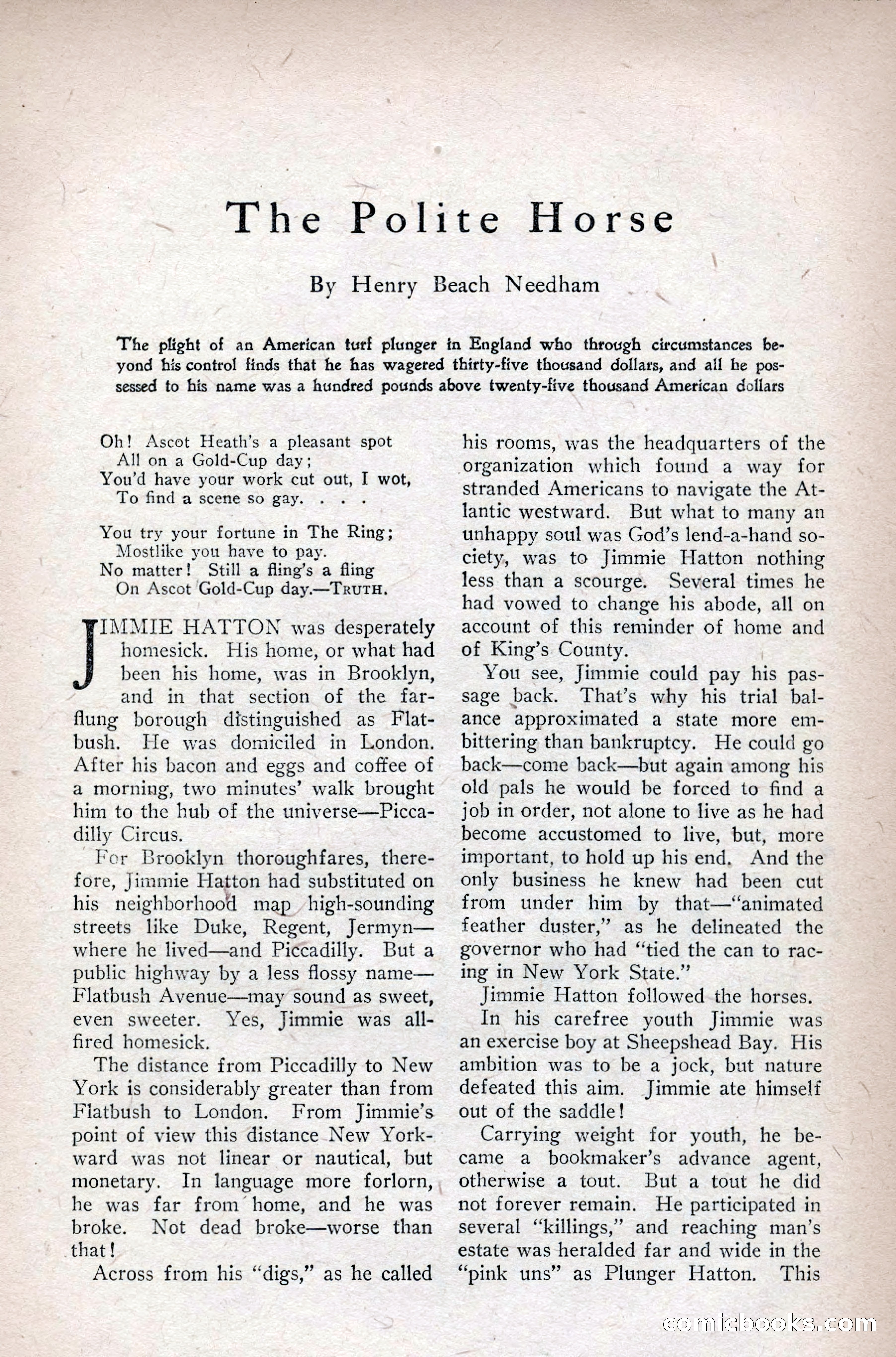 The Popular Magazine, Vol. 36, No. 1 — page 123 of 240