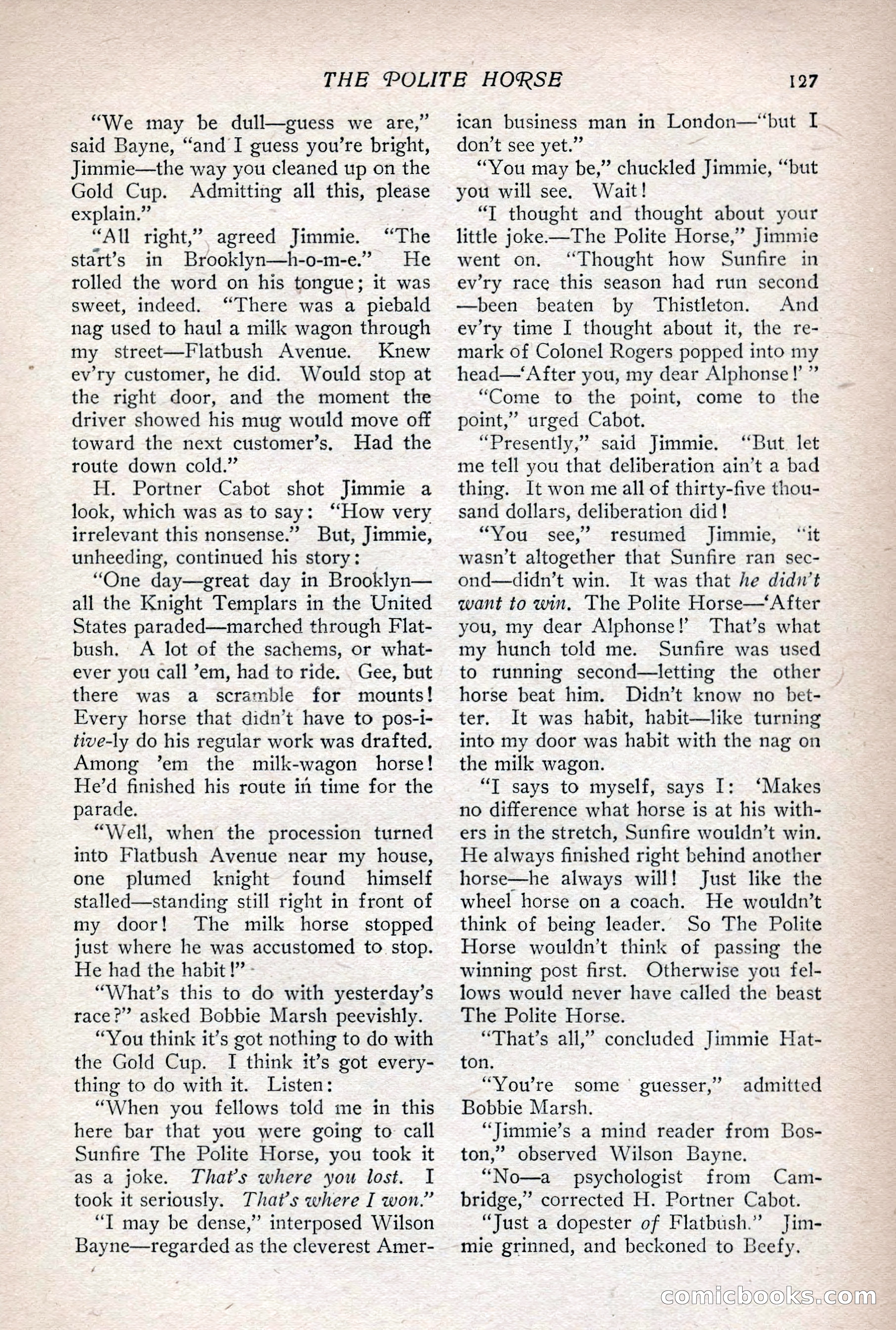 The Popular Magazine, Vol. 36, No. 1 — page 133 of 240