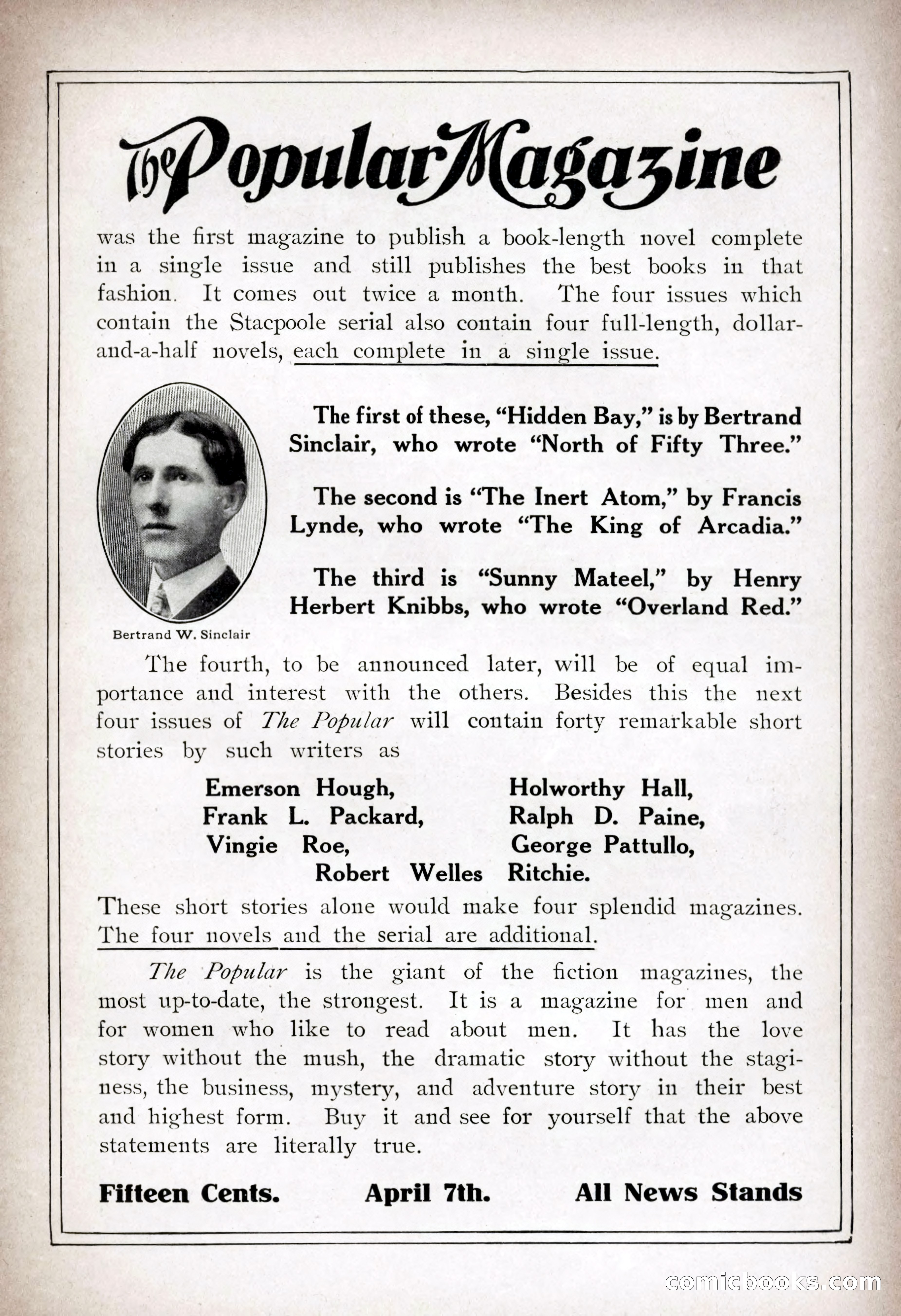 The Popular Magazine, Vol. 36, No. 1 — page 135 of 240