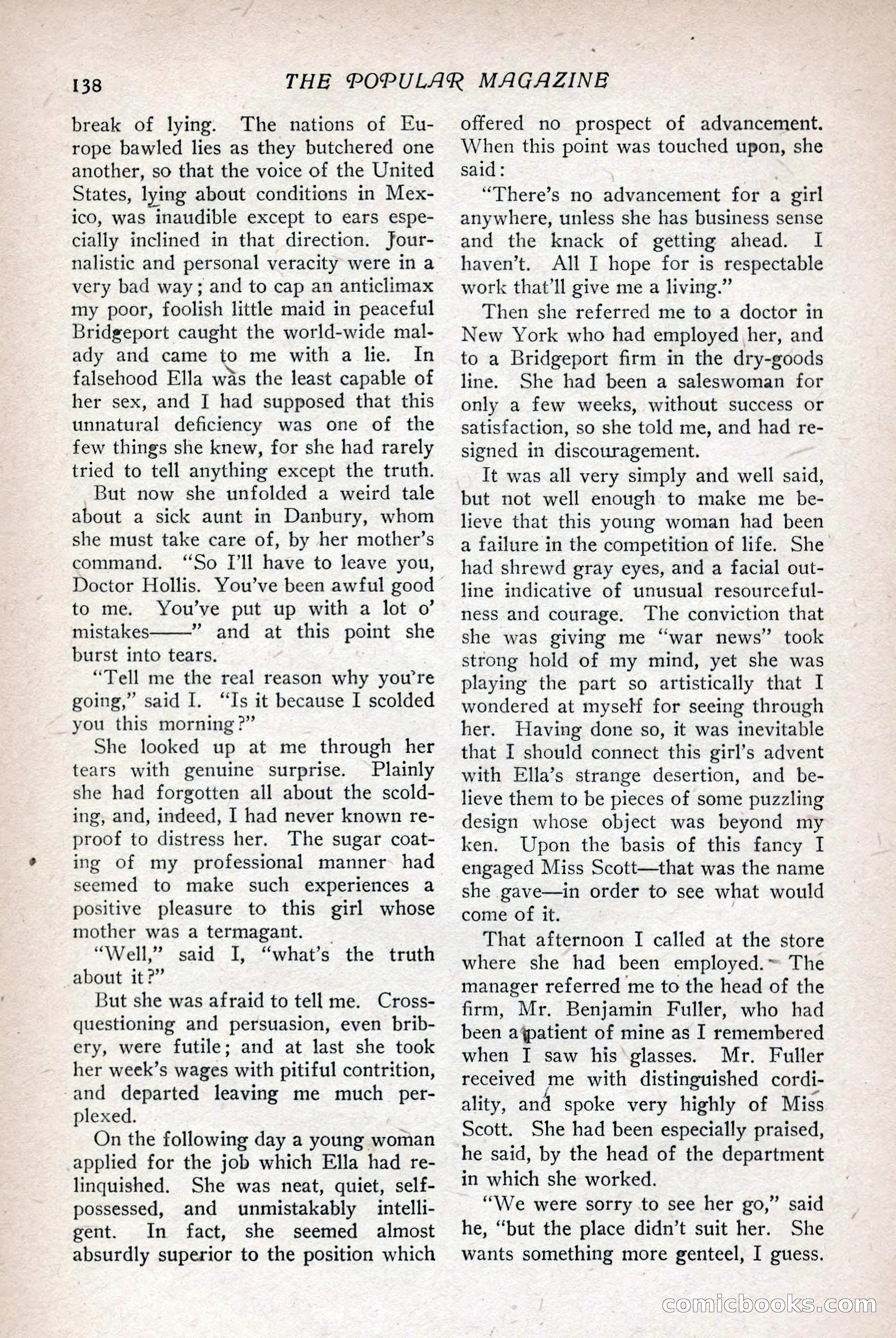 The Popular Magazine, Vol. 36, No. 1 — page 146 of 240