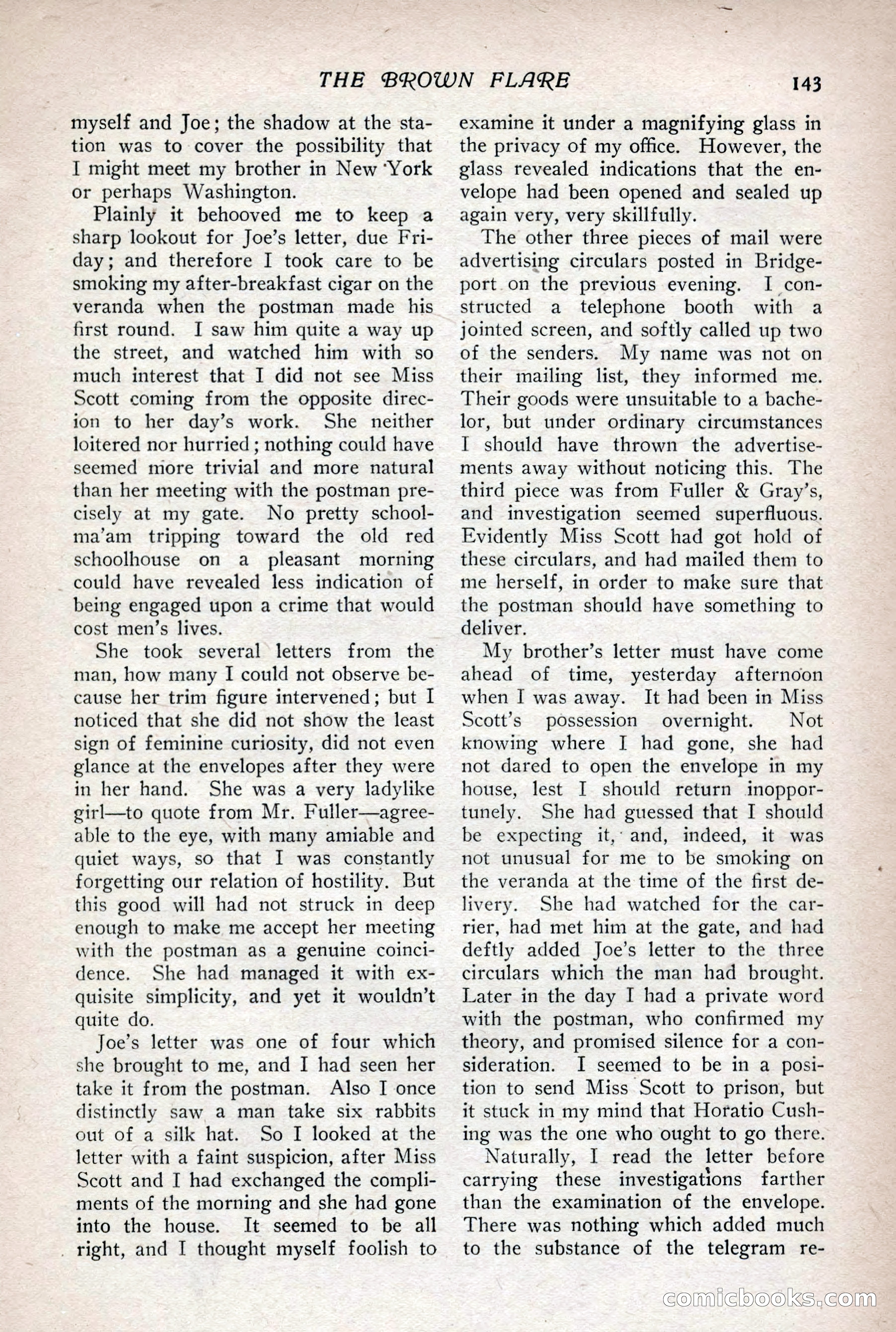 The Popular Magazine, Vol. 36, No. 1 — page 151 of 240