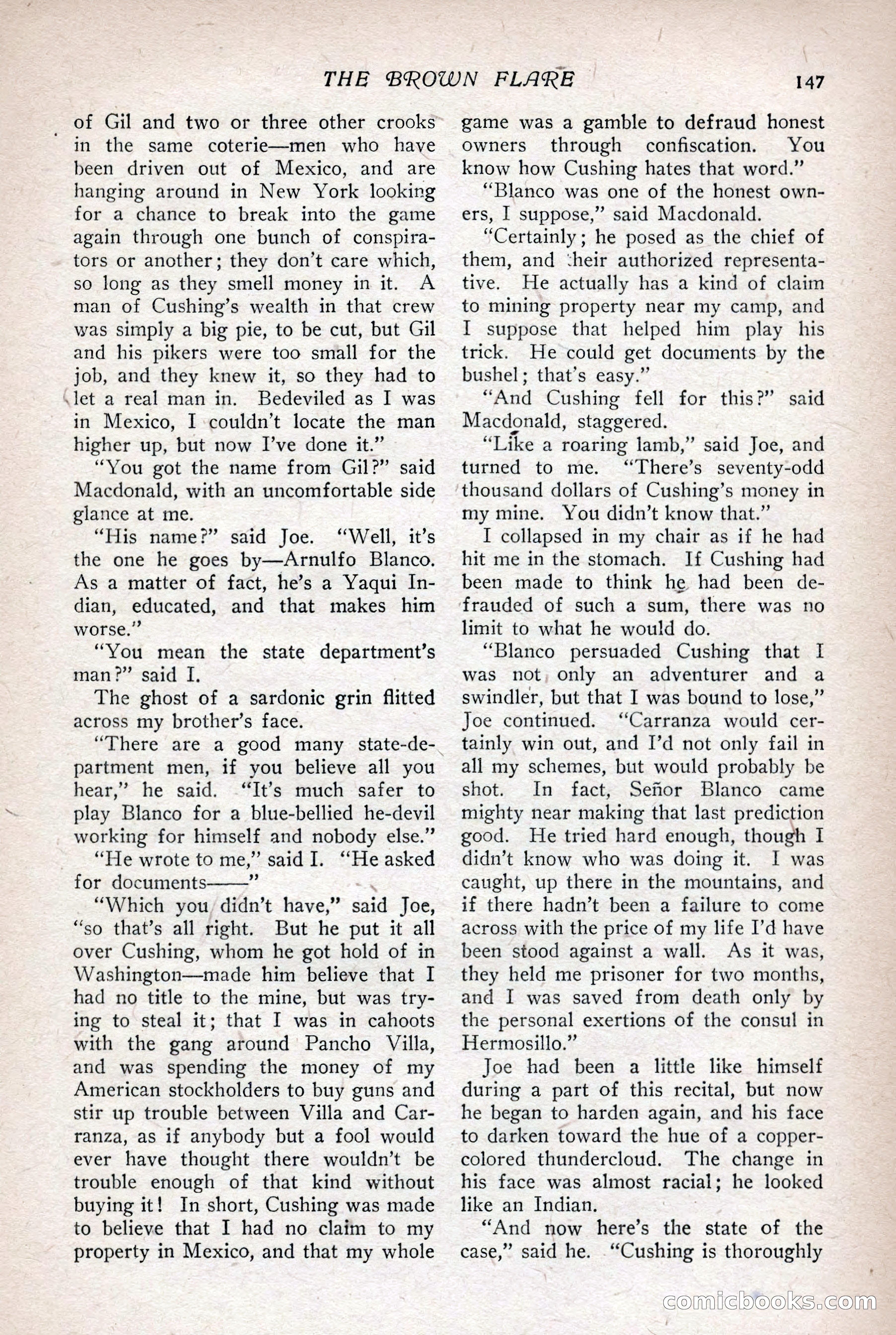 The Popular Magazine, Vol. 36, No. 1 — page 155 of 240