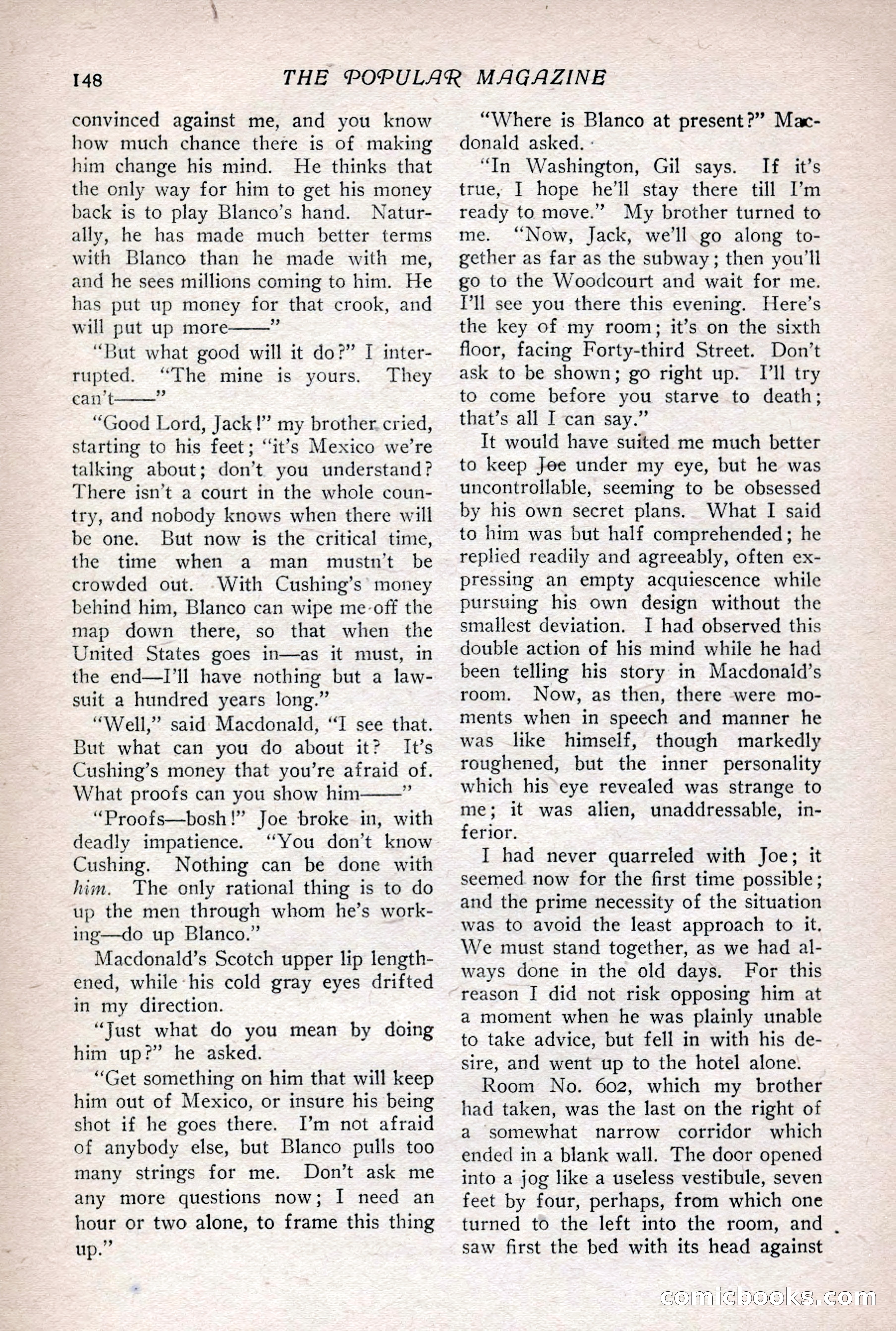 The Popular Magazine, Vol. 36, No. 1 — page 156 of 240