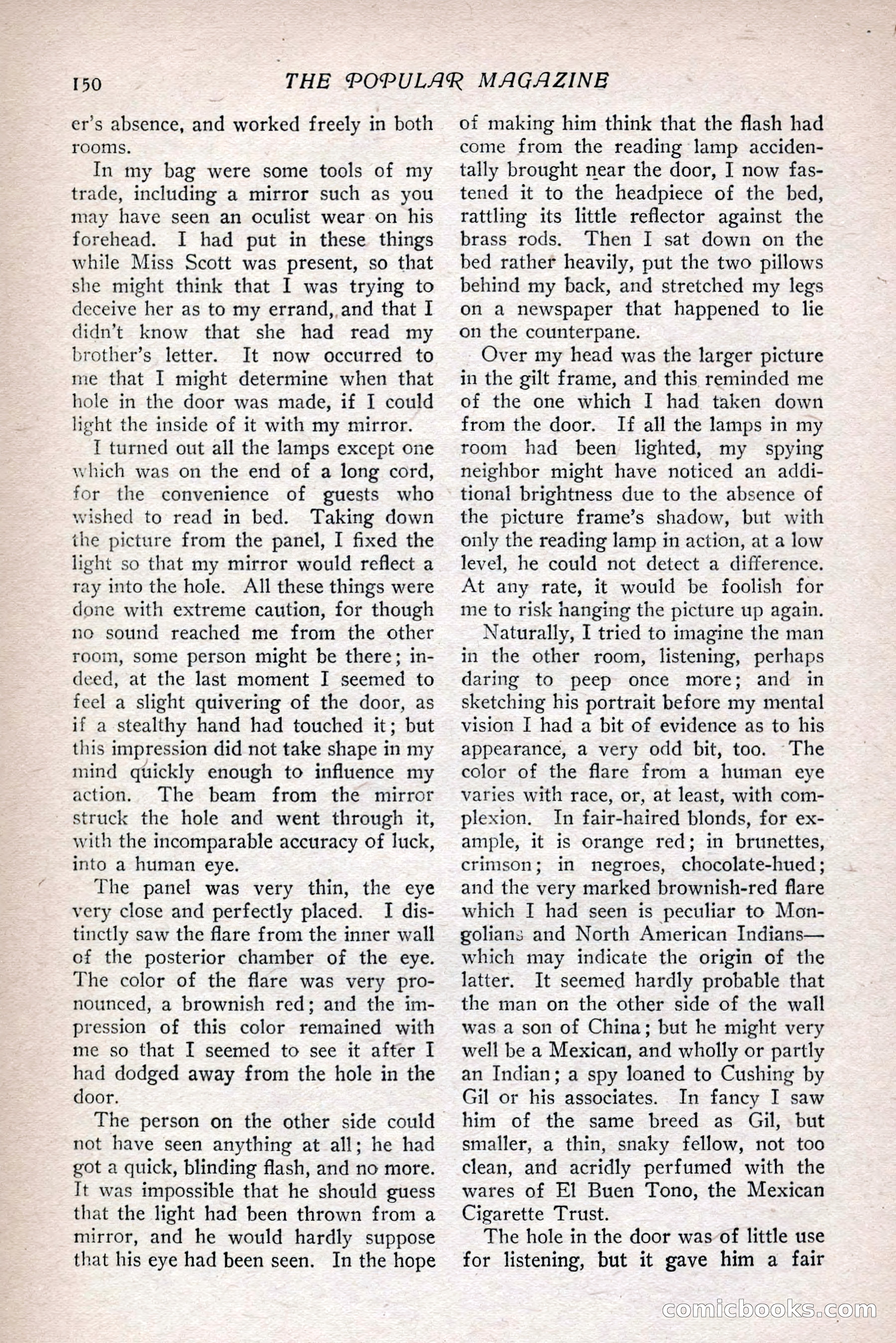 The Popular Magazine, Vol. 36, No. 1 — page 158 of 240