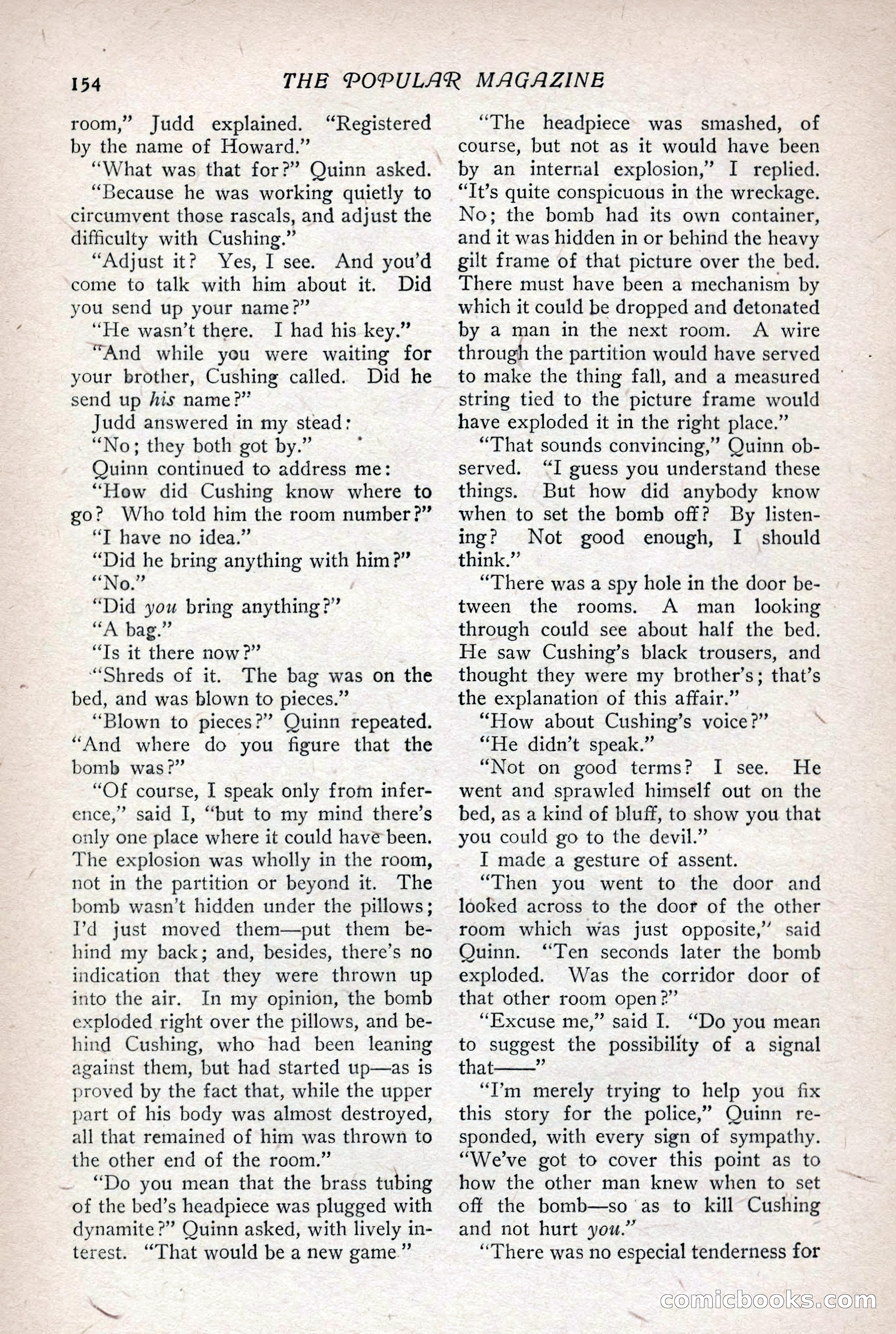 The Popular Magazine, Vol. 36, No. 1 — page 162 of 240