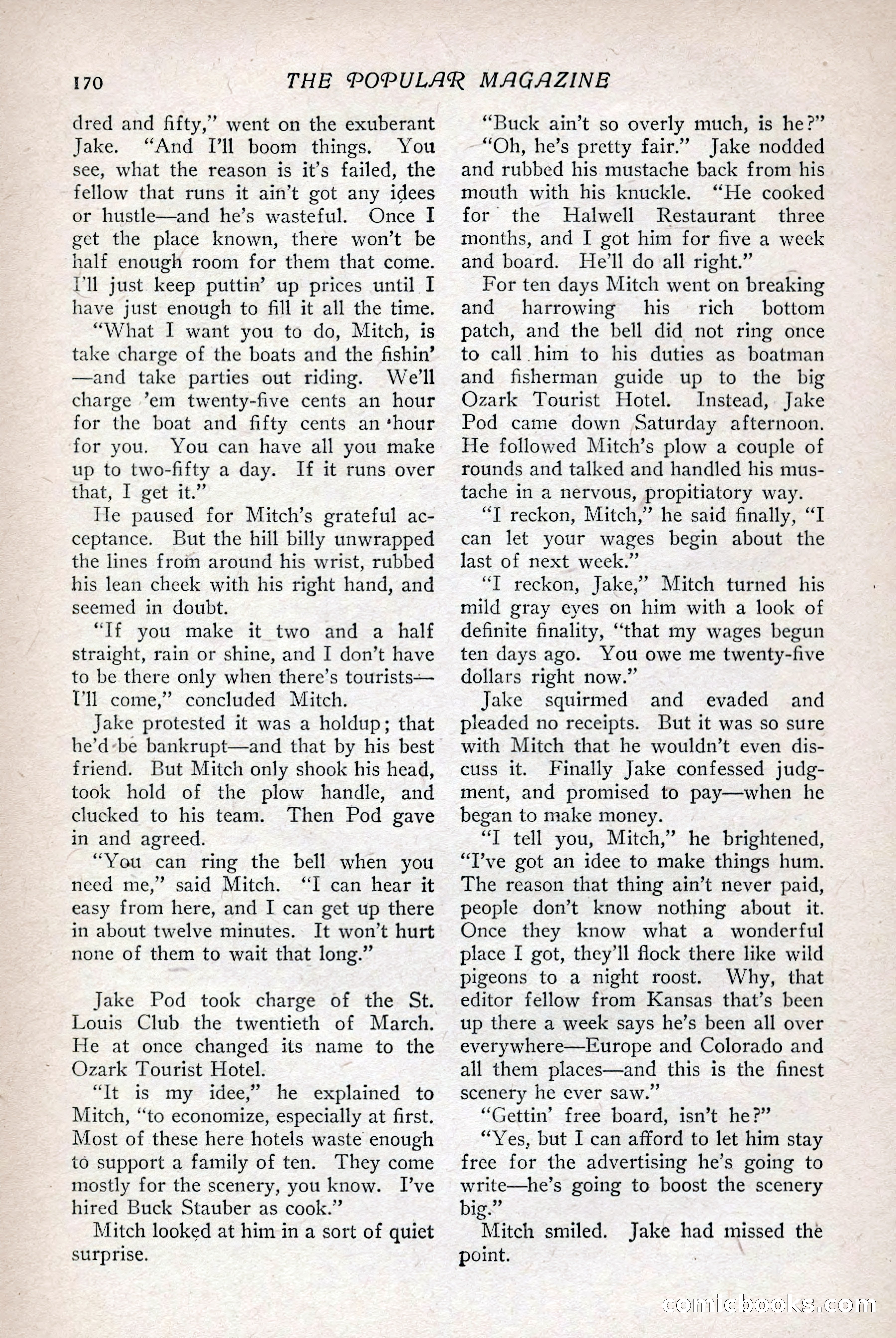 The Popular Magazine, Vol. 36, No. 1 — page 178 of 240