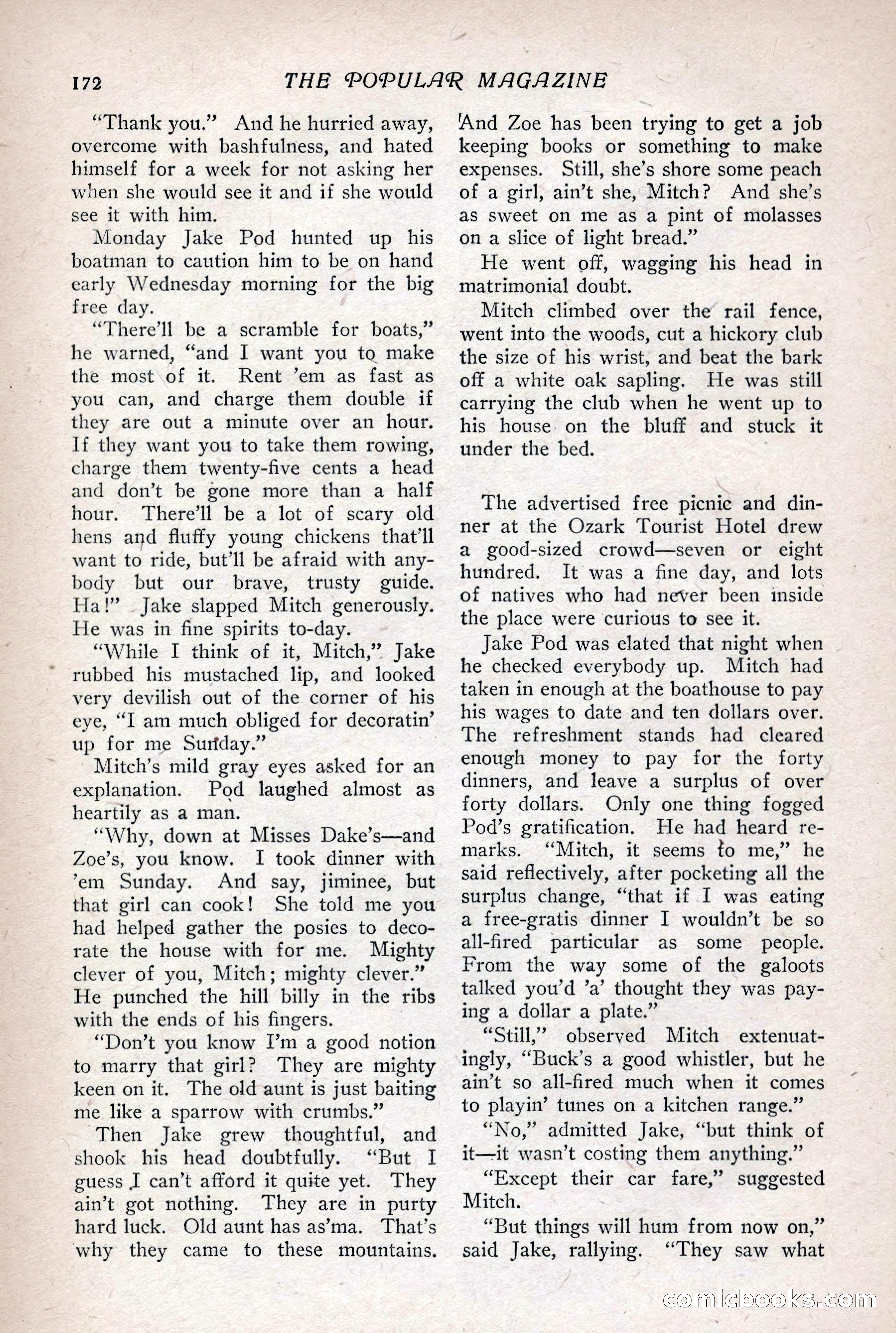 The Popular Magazine, Vol. 36, No. 1 — page 180 of 240