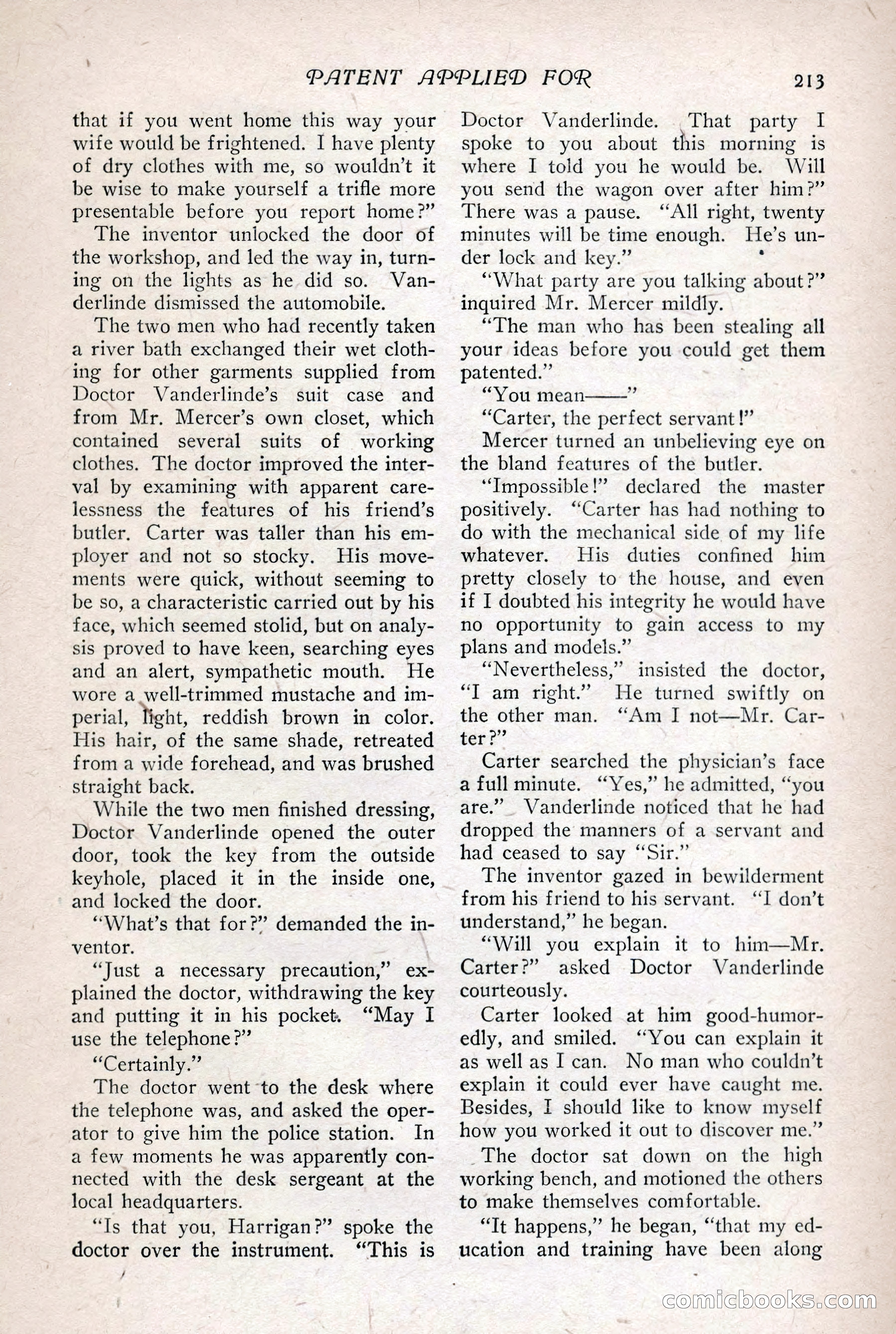 The Popular Magazine, Vol. 36, No. 1 — page 221 of 240