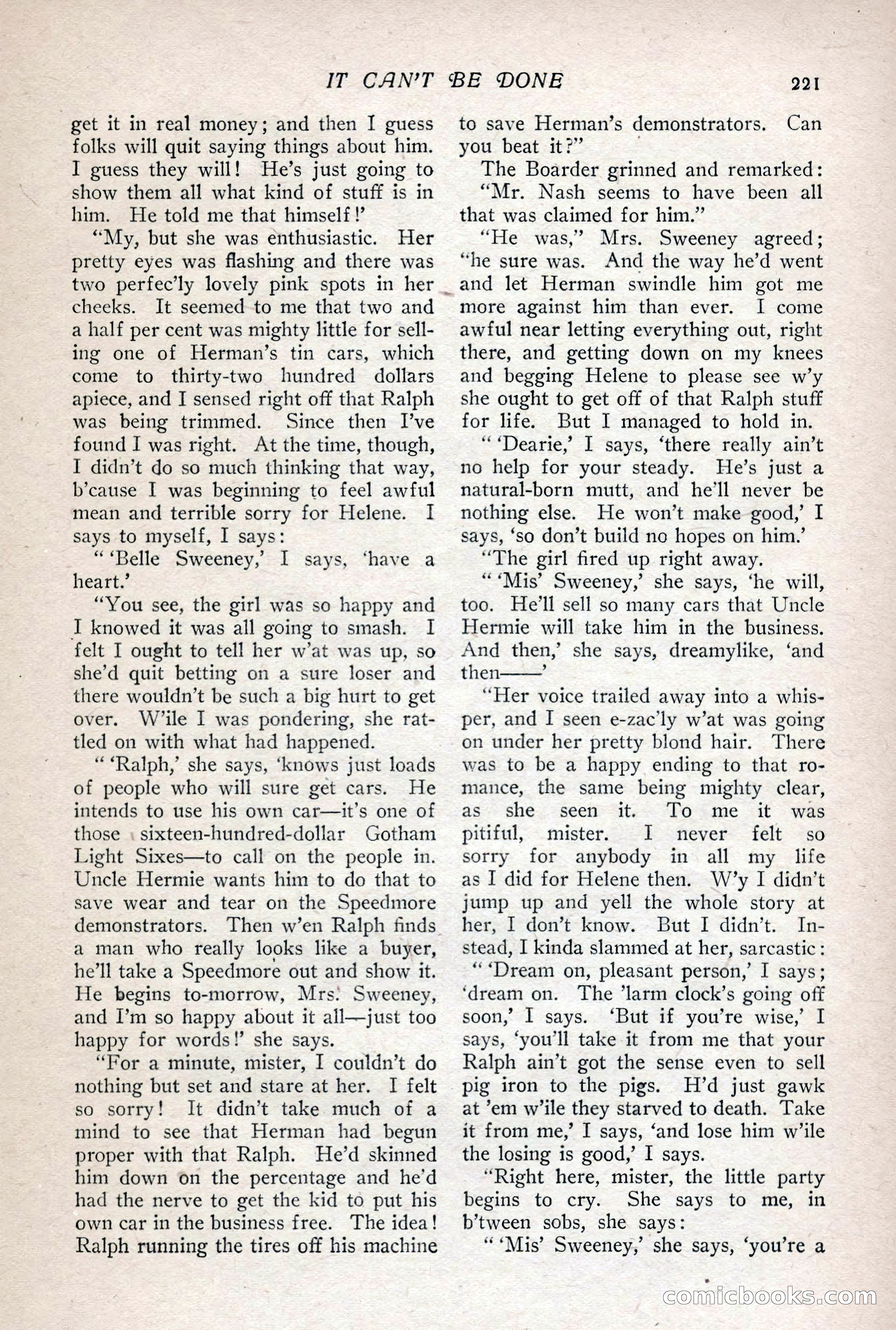 The Popular Magazine, Vol. 36, No. 1 — page 229 of 240