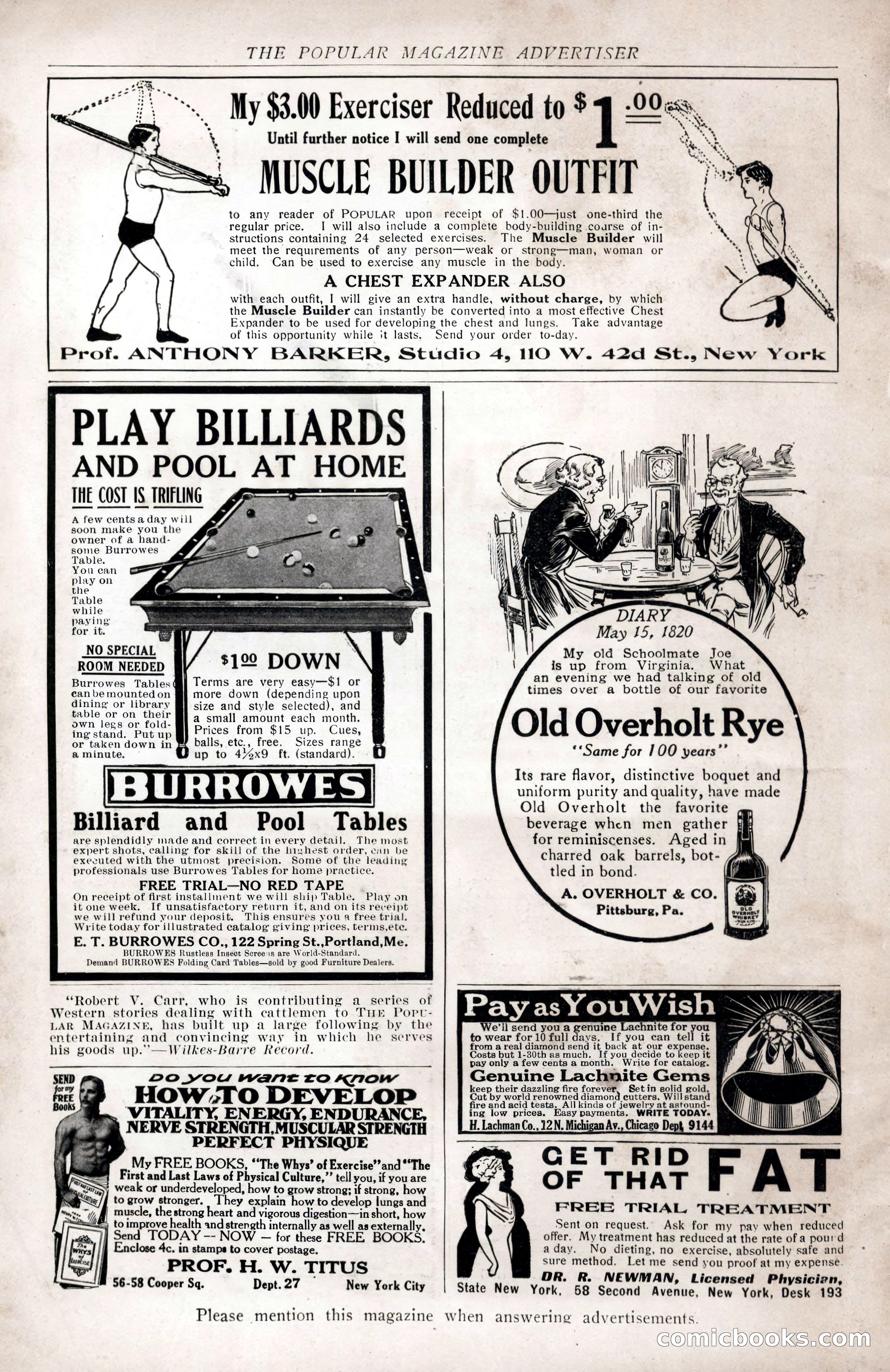 The Popular Magazine, Vol. 36, No. 1 — page 238 of 240