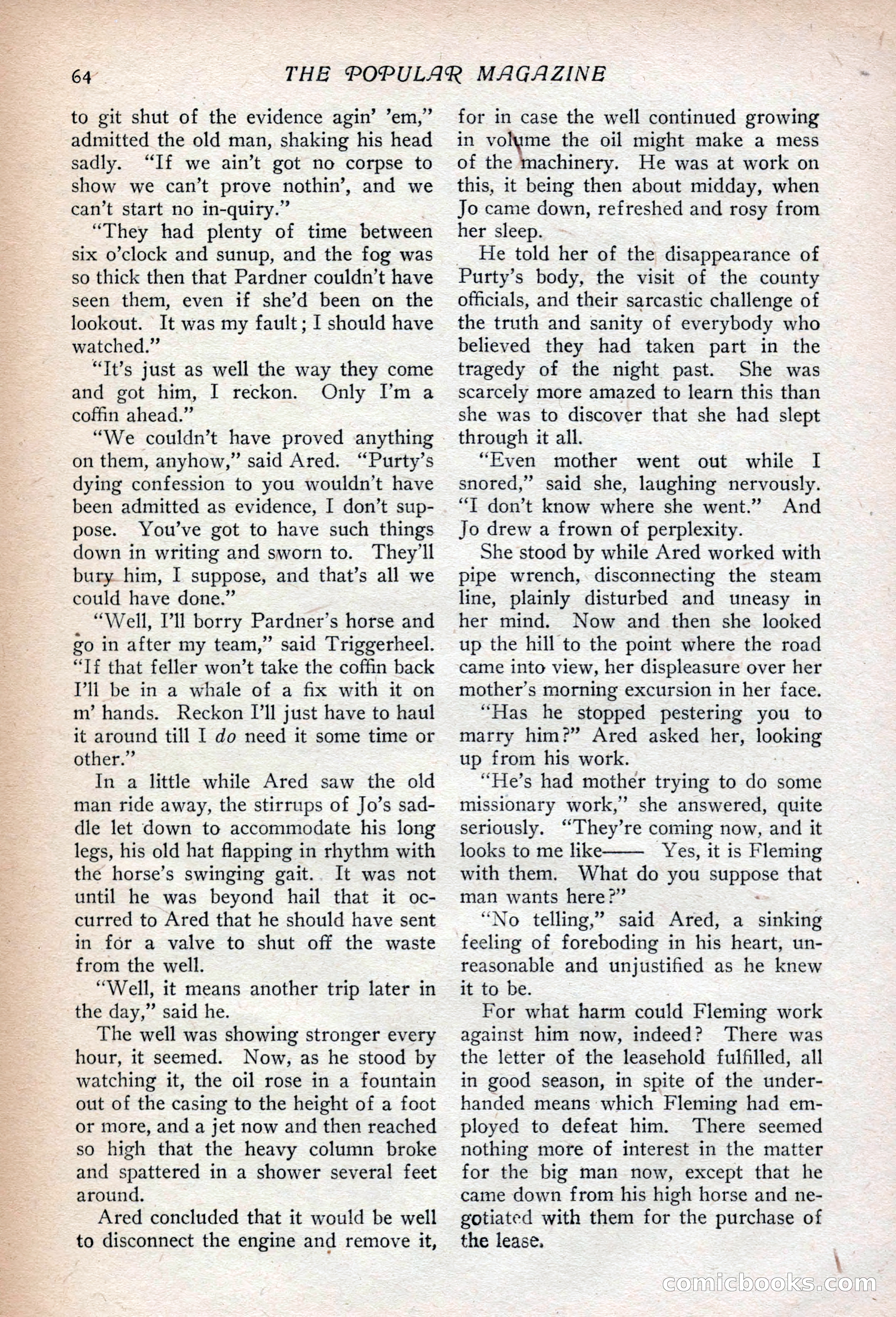 The Popular Magazine, Vol. 37, No. 2 — page 70 of 242