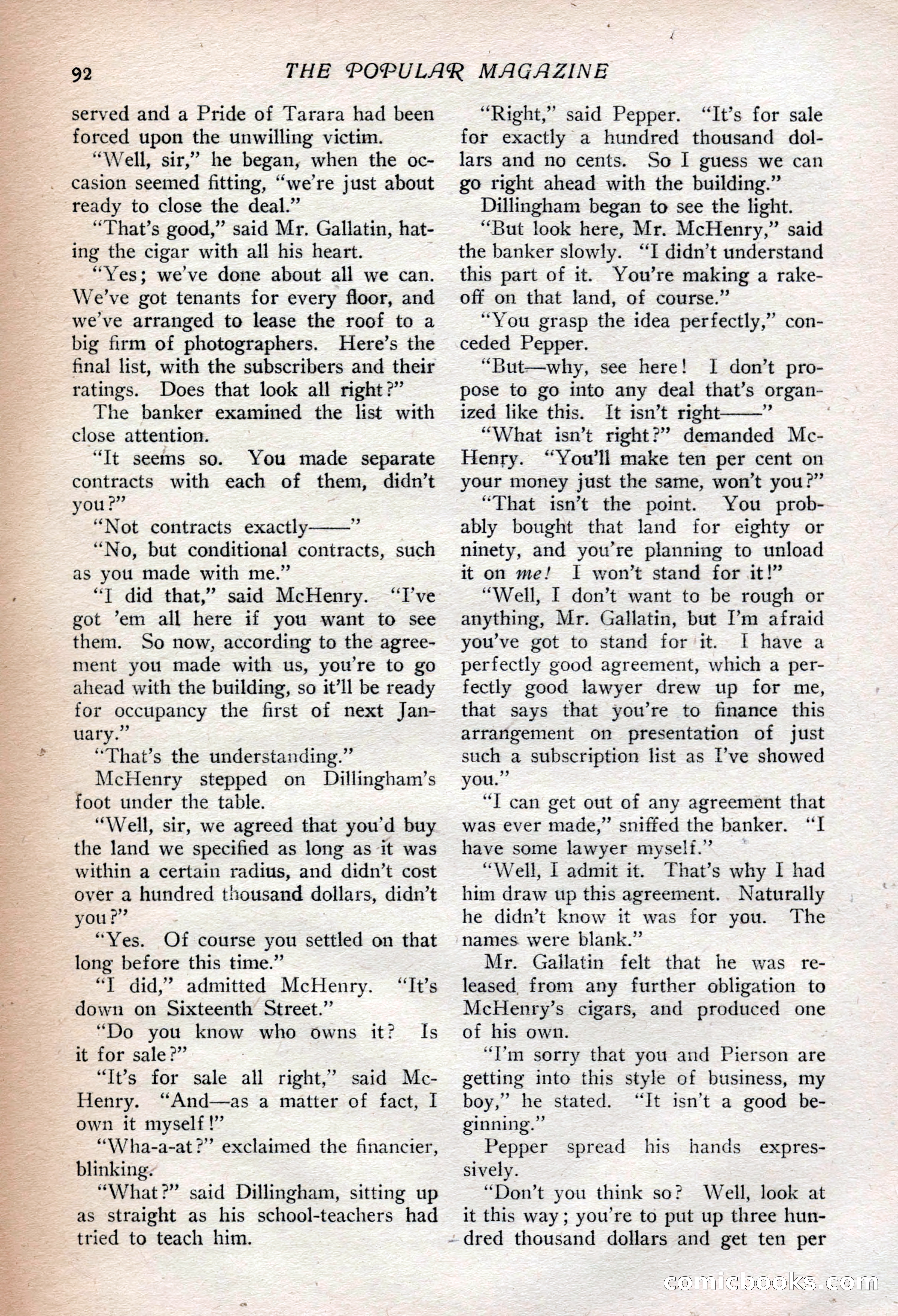 The Popular Magazine, Vol. 37, No. 2 — page 98 of 242
