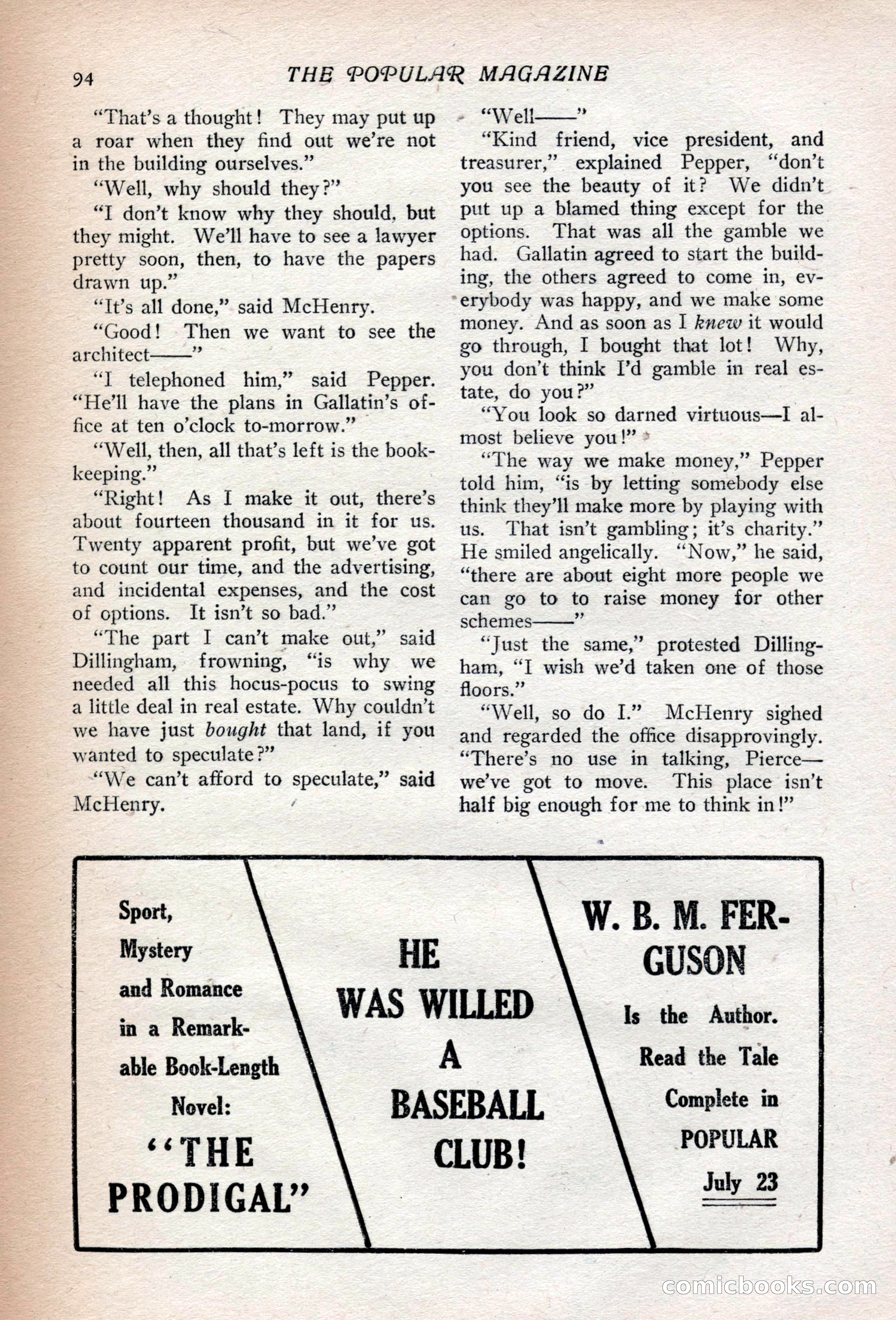 The Popular Magazine, Vol. 37, No. 2 — page 100 of 242